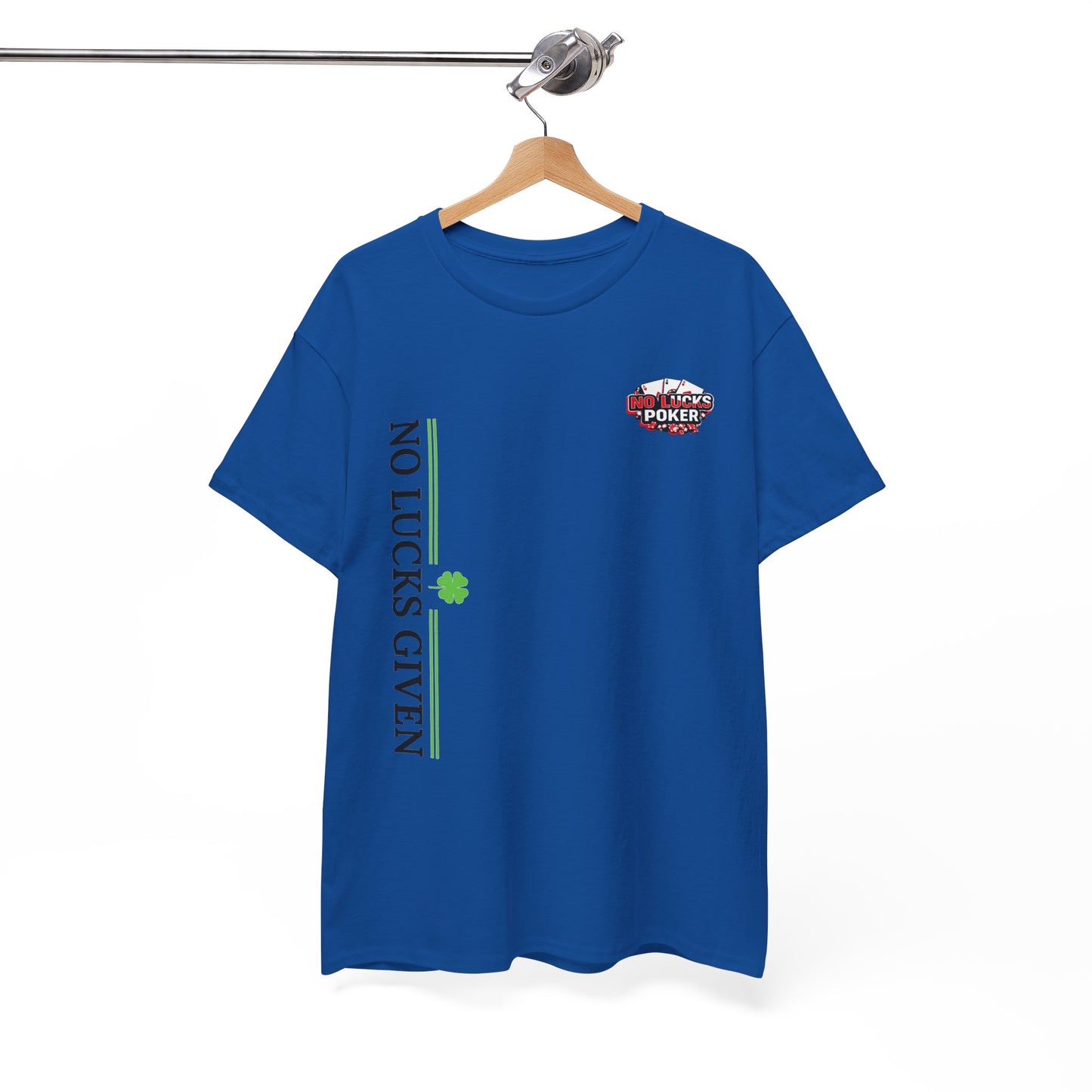 No Lucks Given – Signature Logo Poker Tee (All In Edition)