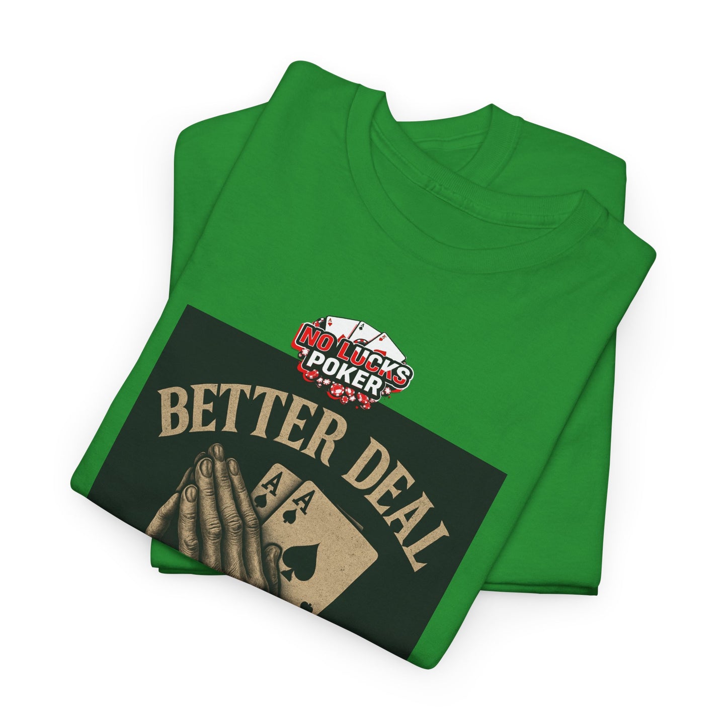 No Prayers Just Play Poker T-Shirt | Zero Lucks – Skill Over Superstition