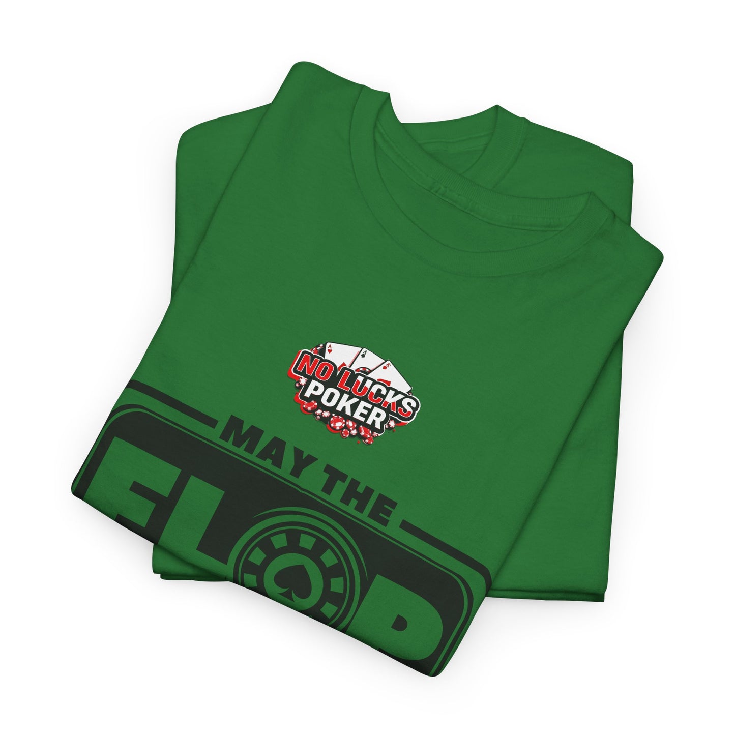 Zero Lucks – “May the Flop Be With You” Poker Logo Tee