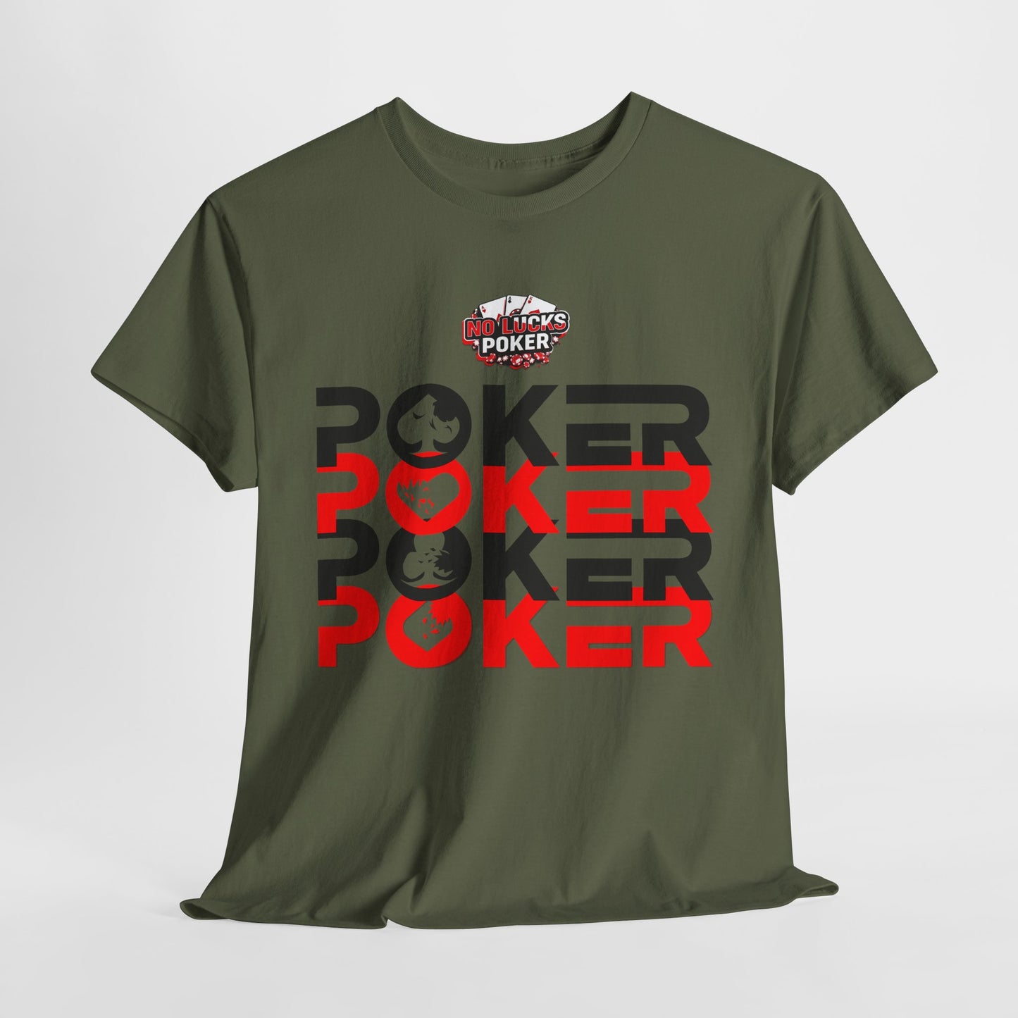 Poker Is Life – Aces & Royal Flush Tee by Zero Lucks