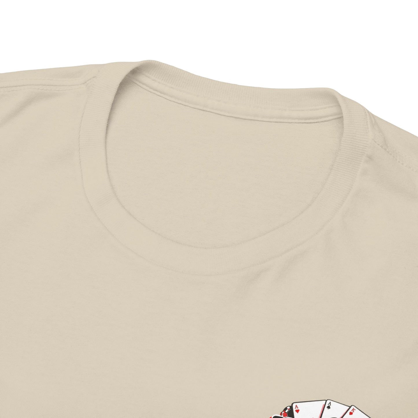 No Lucks Given – Signature Logo Poker Tee (All In Edition)