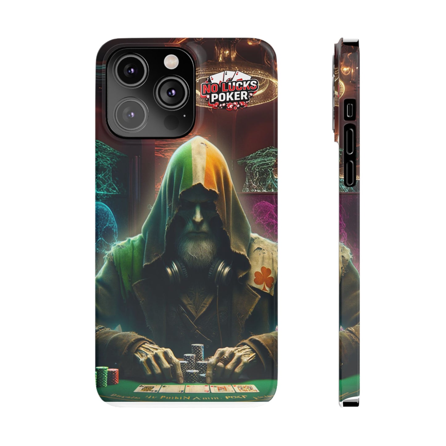 Mysterious Irish Poker Player Slim Phone Case -  iPhone 13 - 15