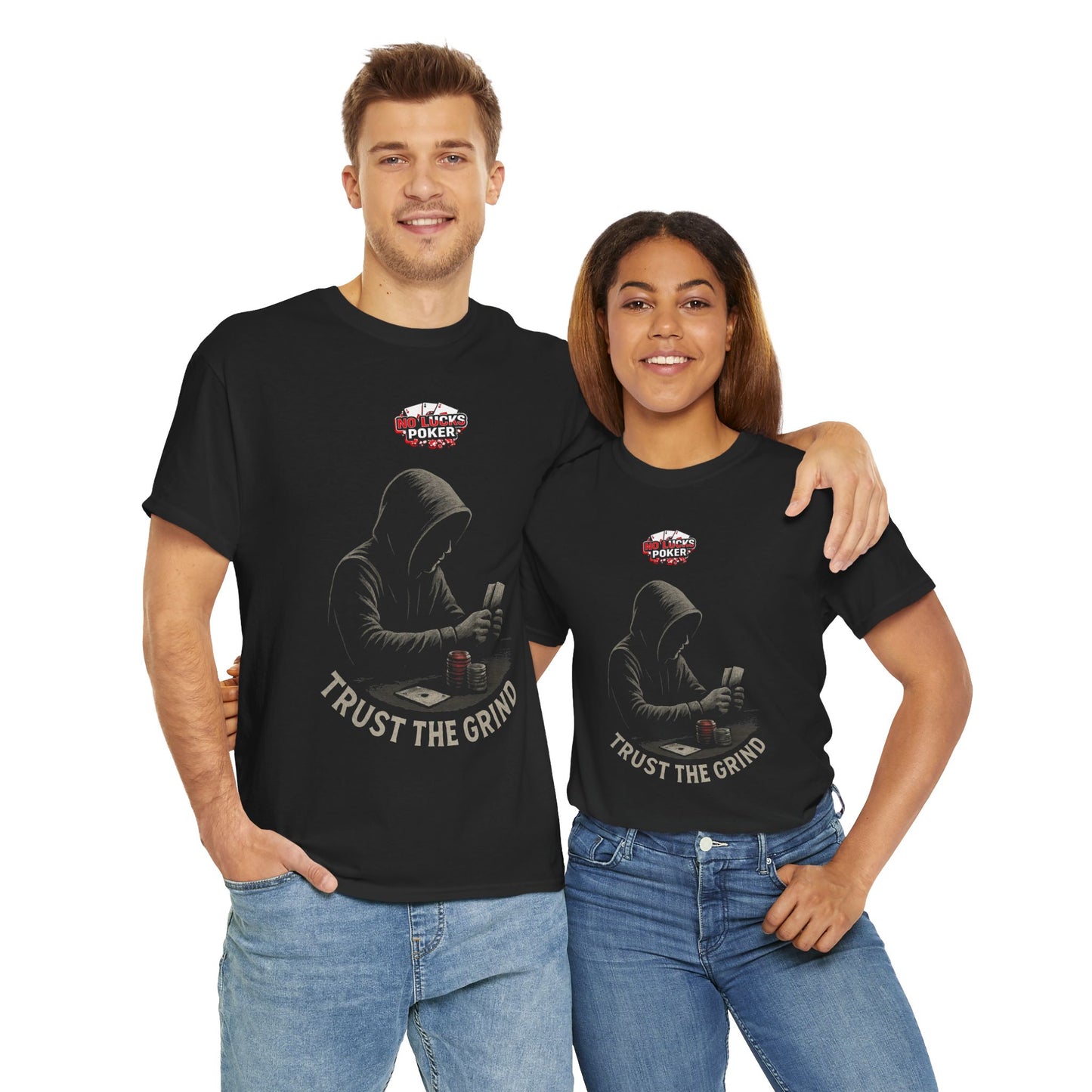 Trust the Grind Poker T-Shirt | Zero Lucks – Play Sharp