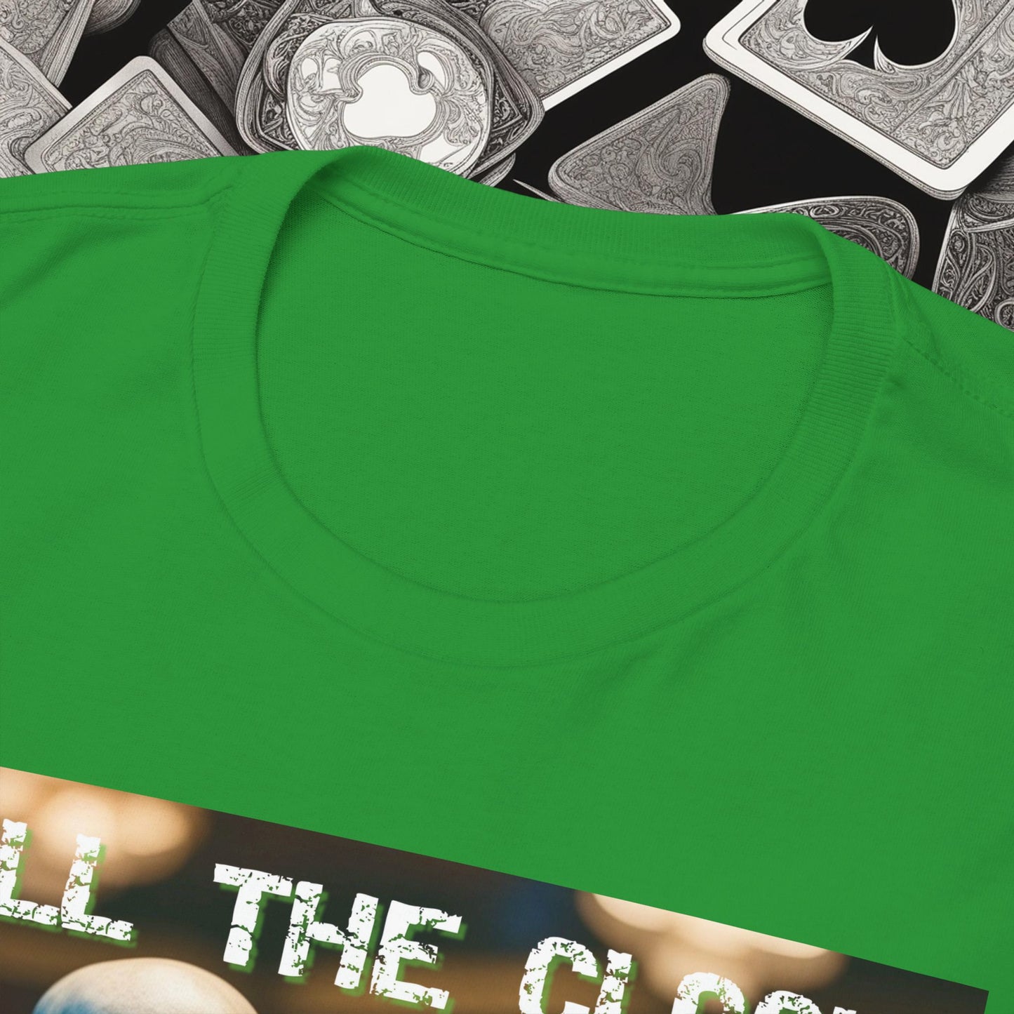 Call the clock skull unisex heavy cotton T-Shirt Must have Good Luck All-in