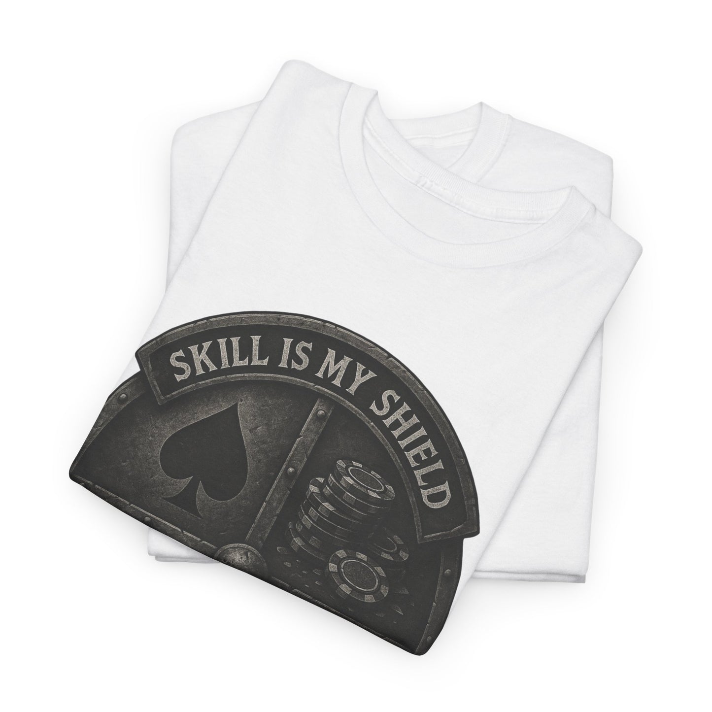 Stack or Shatter Poker T-Shirt | No Lucks Given – Skill Over Luck