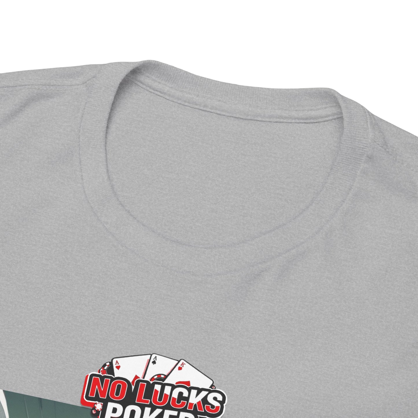 No Lucks Given – Poker Skull w/ Headphones Tee (Hero/Villain Edition)