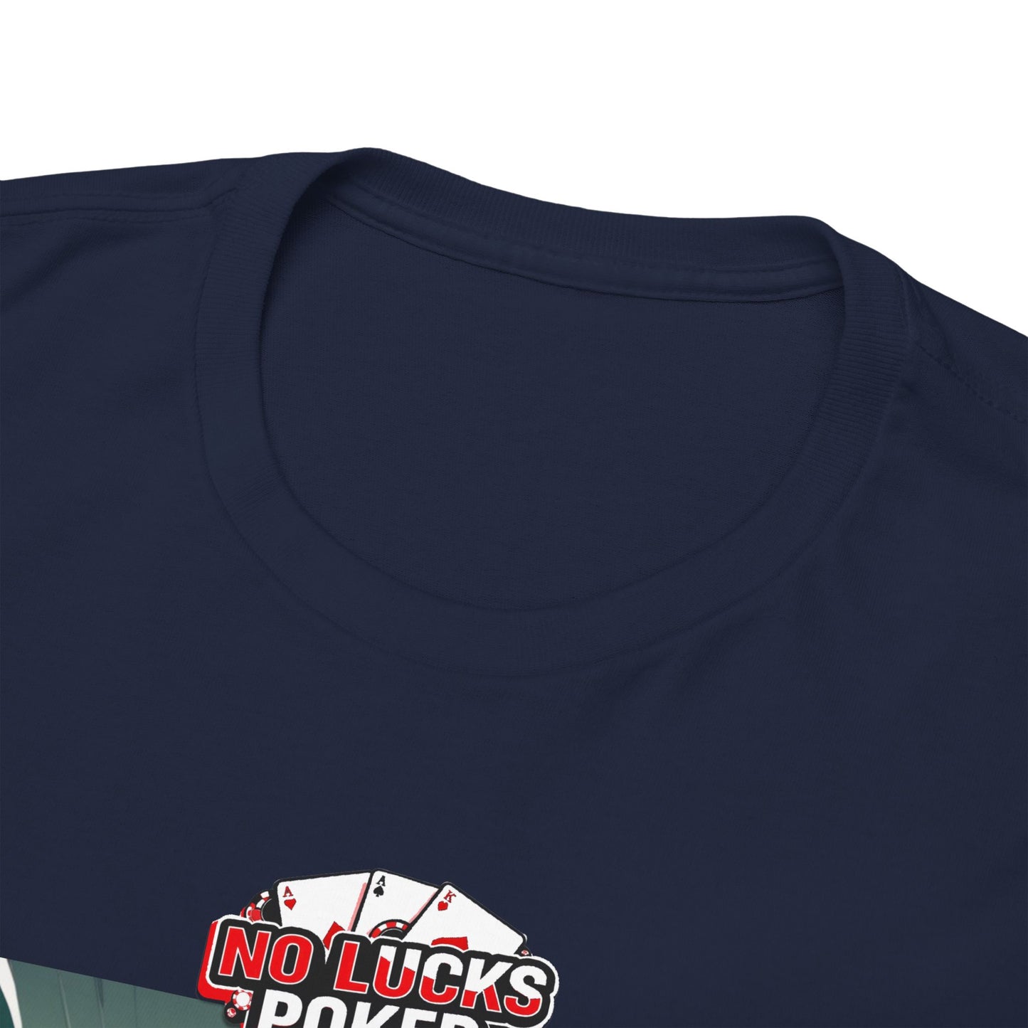 No Lucks Given – Poker Skull w/ Headphones Tee (Hero/Villain Edition)