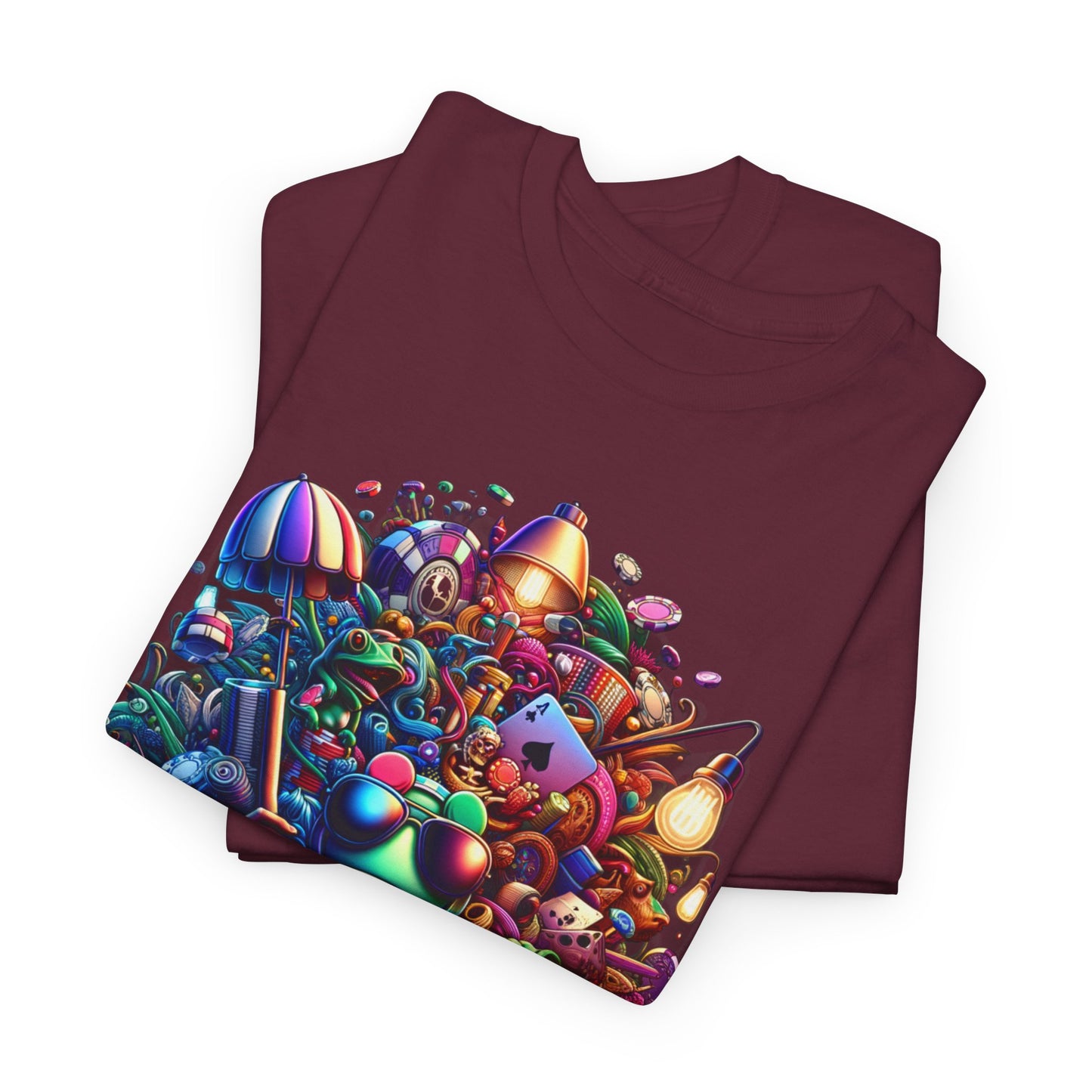 I'm Just here for the Pot unisex heavy cotton tee Poker Apparel