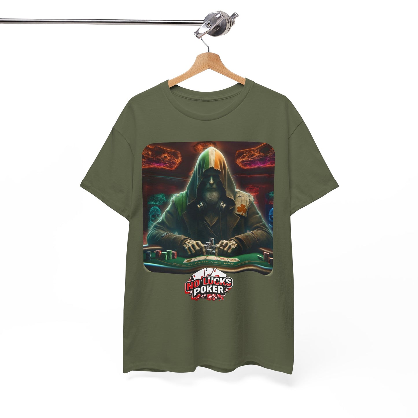 Irish Poker Player Celtic unisex heavy cotton tee Poker Apparel