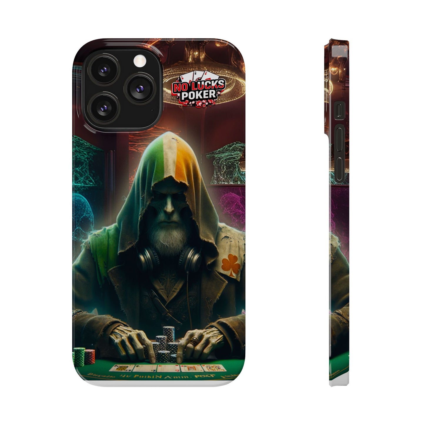 Mysterious Irish Poker Player Slim Phone Case -  iPhone 13 - 15