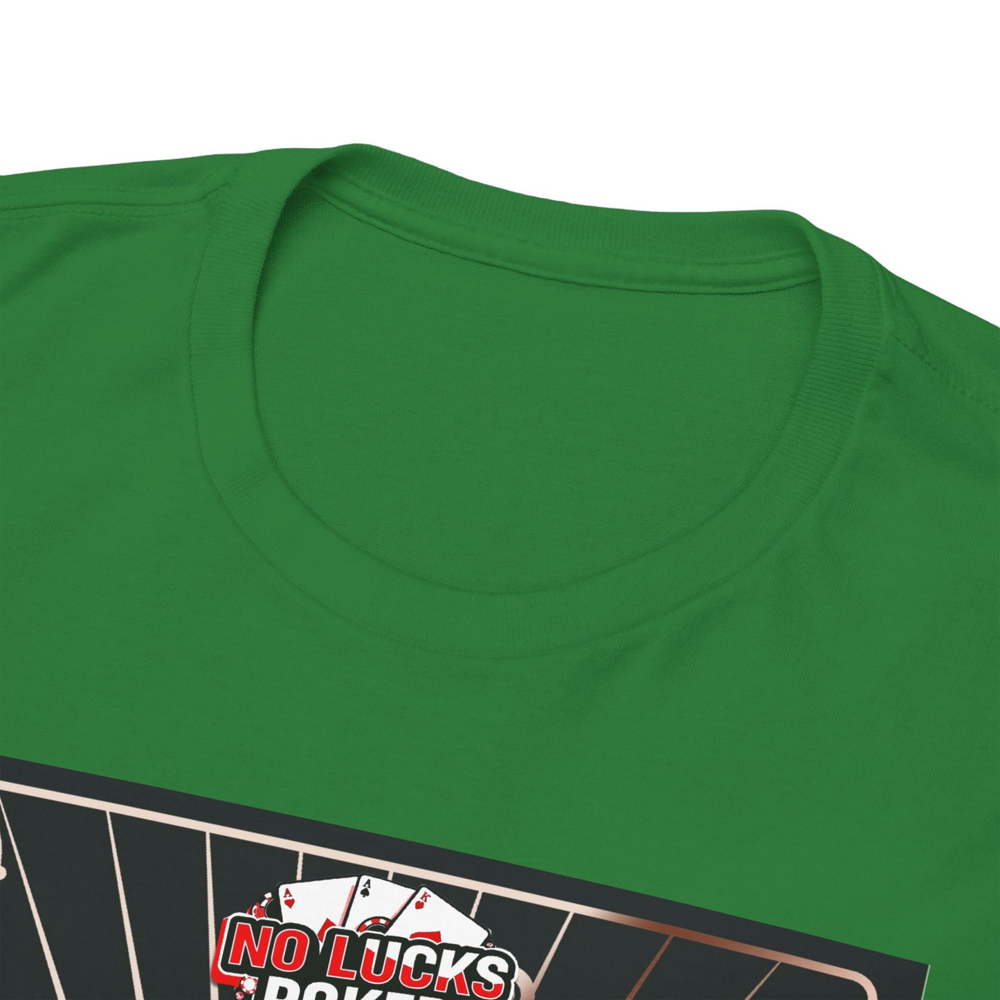 No Lucks Given Angry Queen of Clubs Copper Poker T-Shirt Must have Good Luck All-in