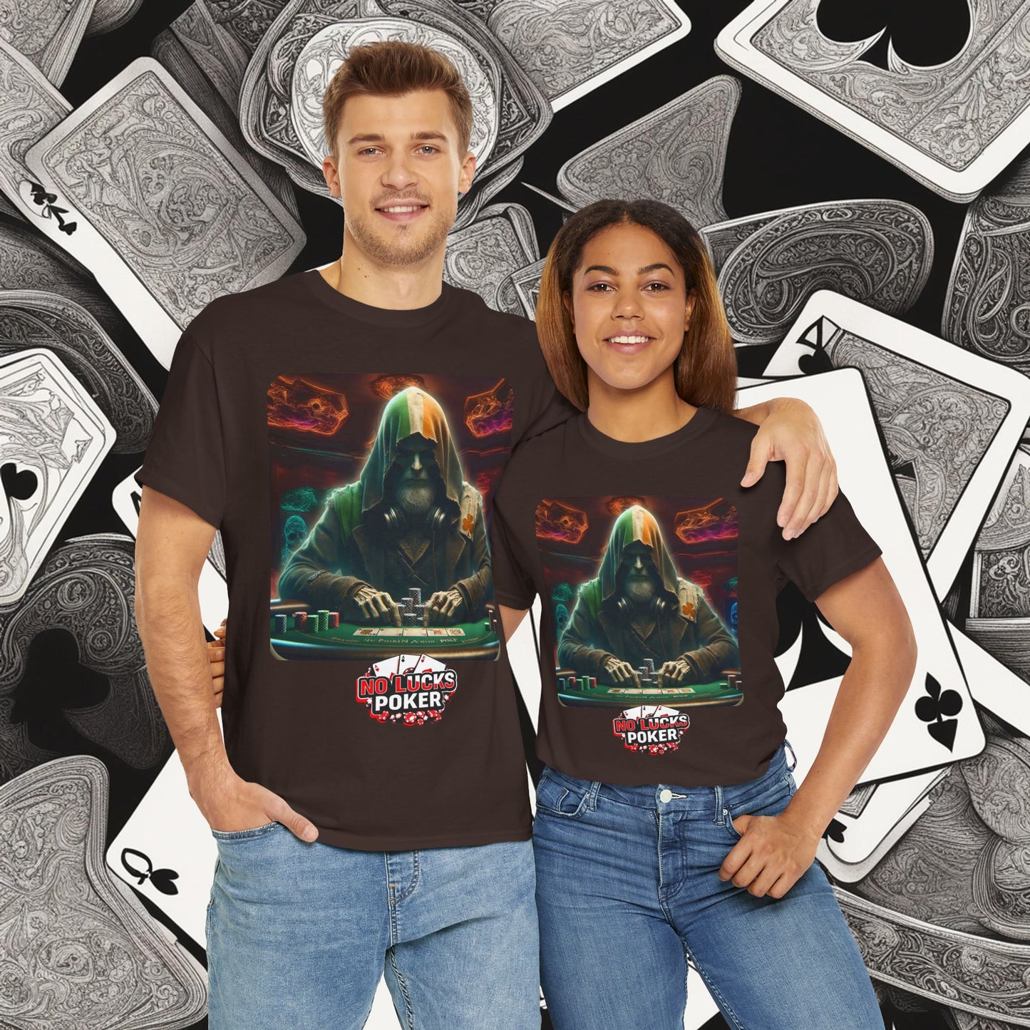 Irish Poker Player Celtic unisex heavy cotton tee Poker Apparel
