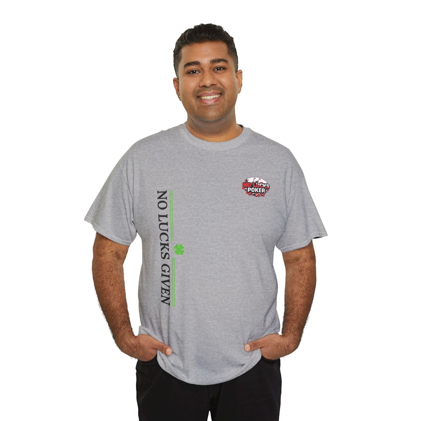 No Lucks Given – Signature Logo Poker Tee (All In Edition)