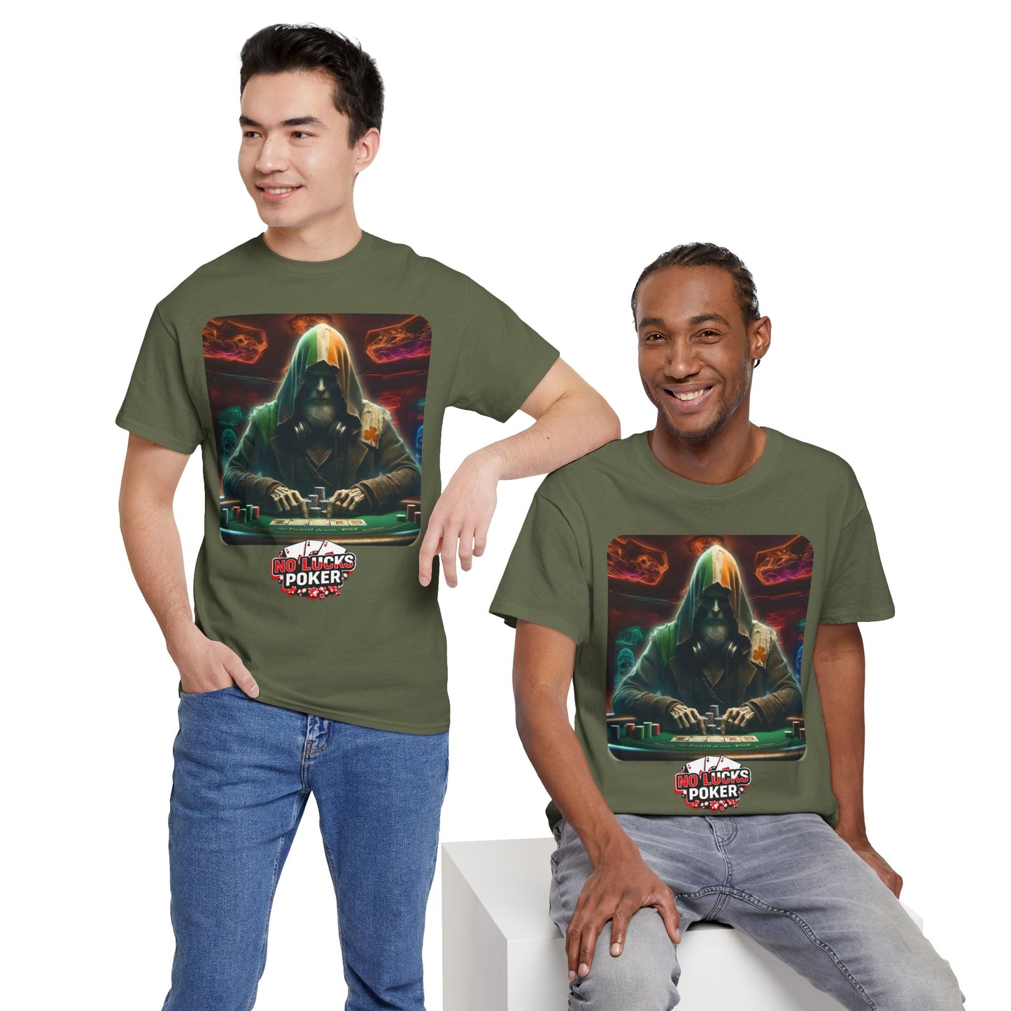 Irish Poker Player Celtic unisex heavy cotton tee Poker Apparel