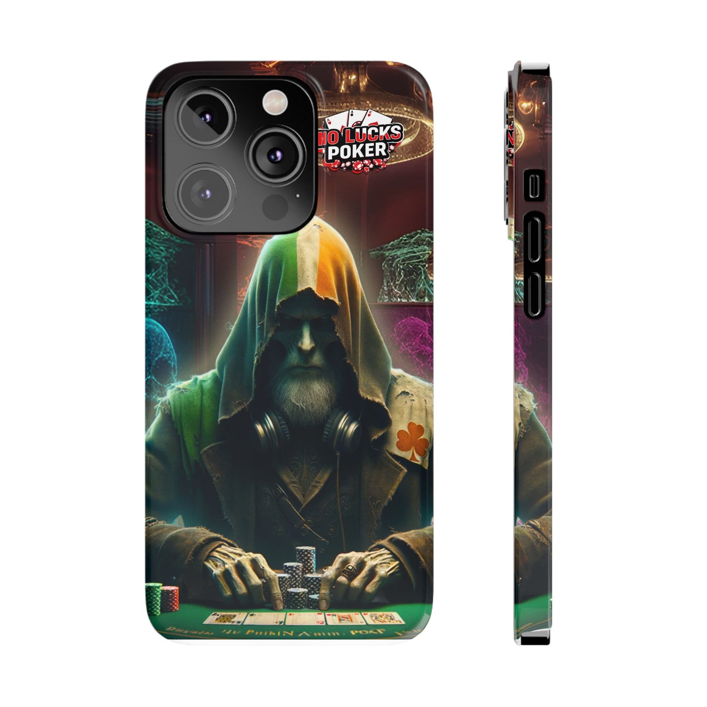 Mysterious Irish Poker Player Slim Phone Case -  iPhone 13 - 15