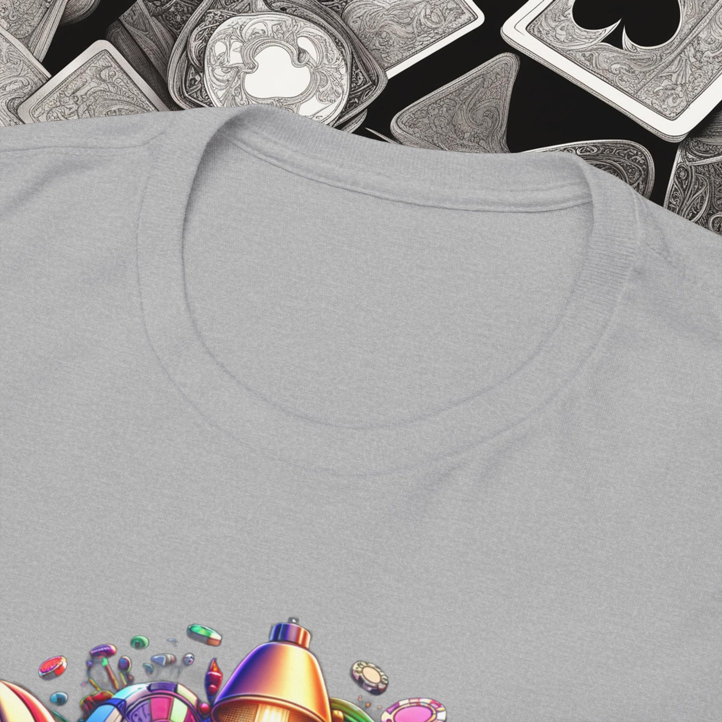 I'm Just here for the Pot unisex heavy cotton tee Poker Apparel