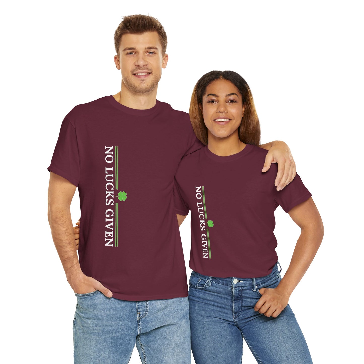 No Lucks Given – Signature Logo Poker Tee (All In Edition)