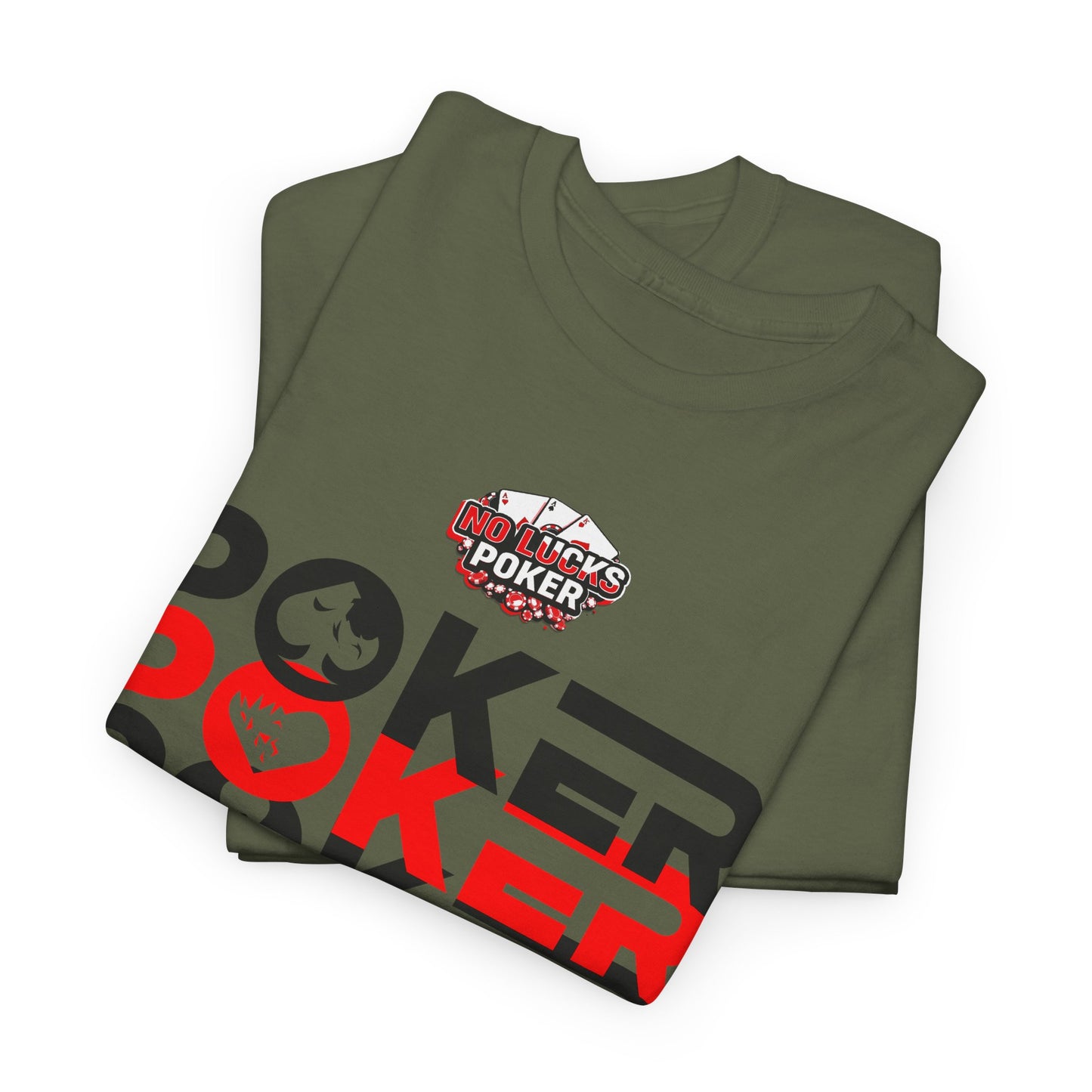 Poker Is Life – Aces & Royal Flush Tee by Zero Lucks