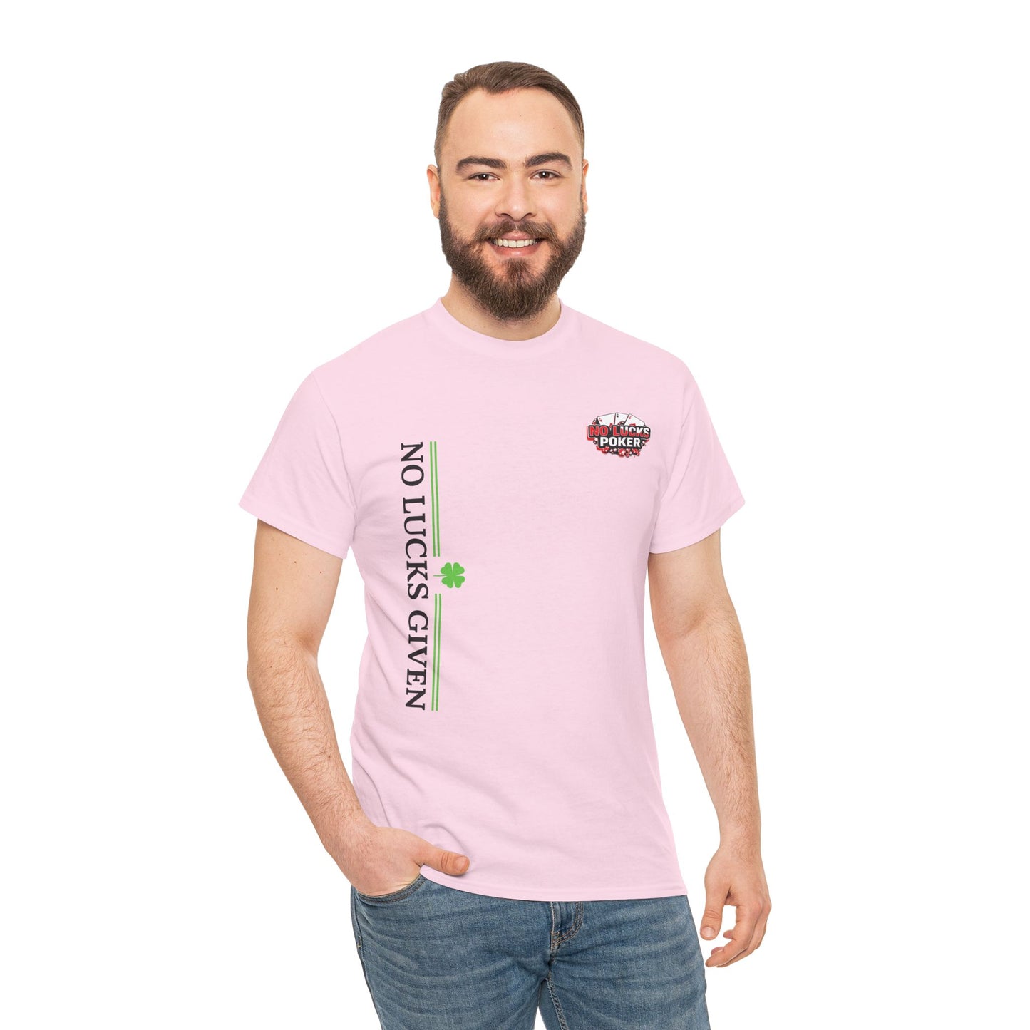 No Lucks Given – Signature Logo Poker Tee (All In Edition)