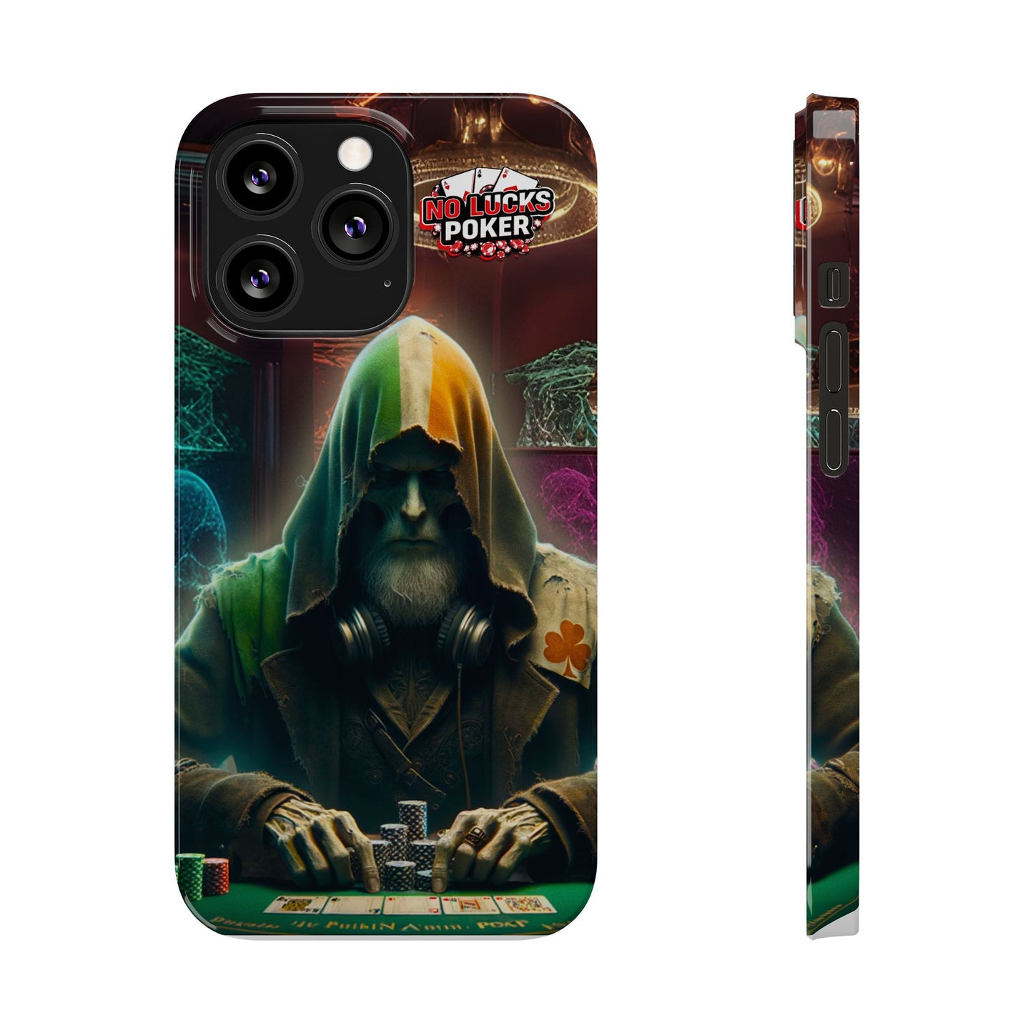 Mysterious Irish Poker Player Slim Phone Case -  iPhone 13 - 15