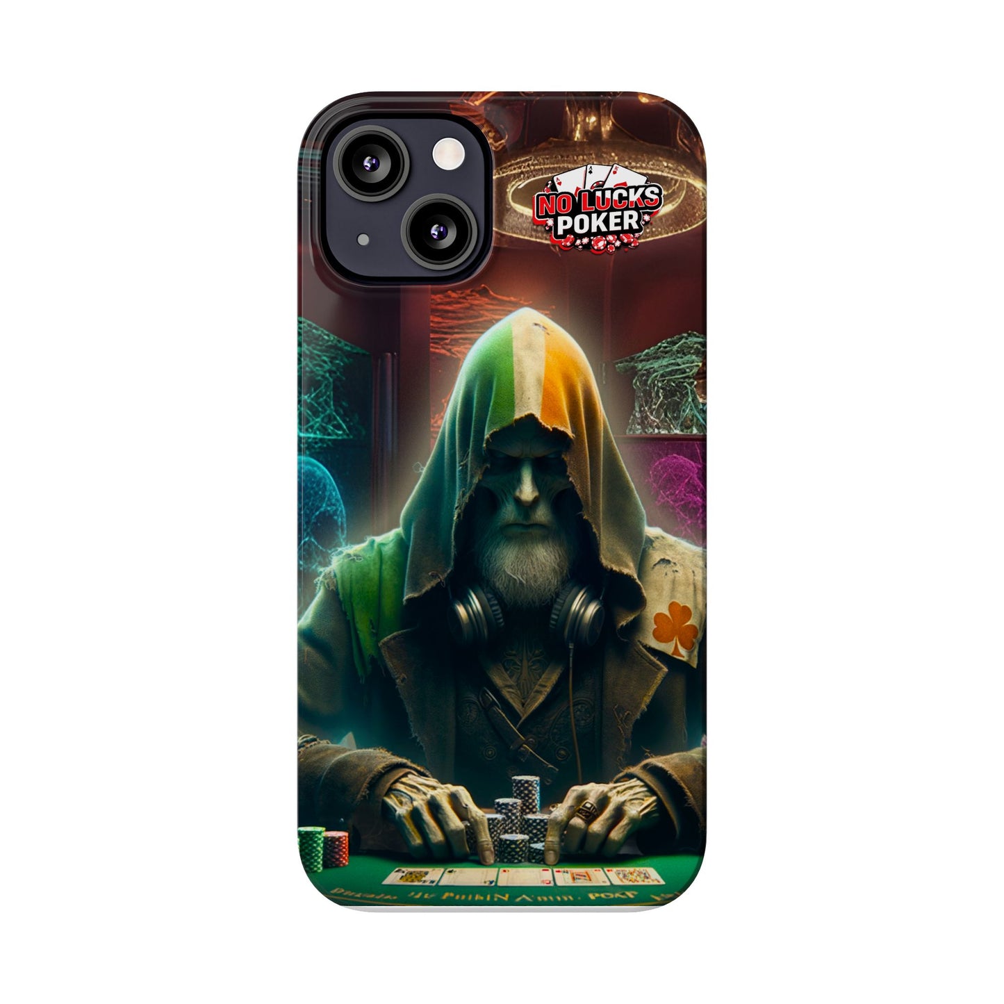 Mysterious Irish Poker Player Slim Phone Case -  iPhone 13 - 15