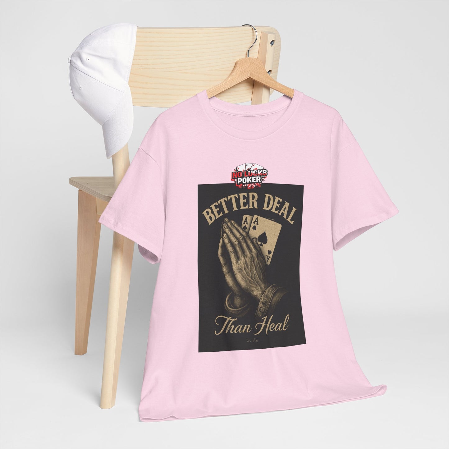No Prayers Just Play Poker T-Shirt | Zero Lucks – Skill Over Superstition