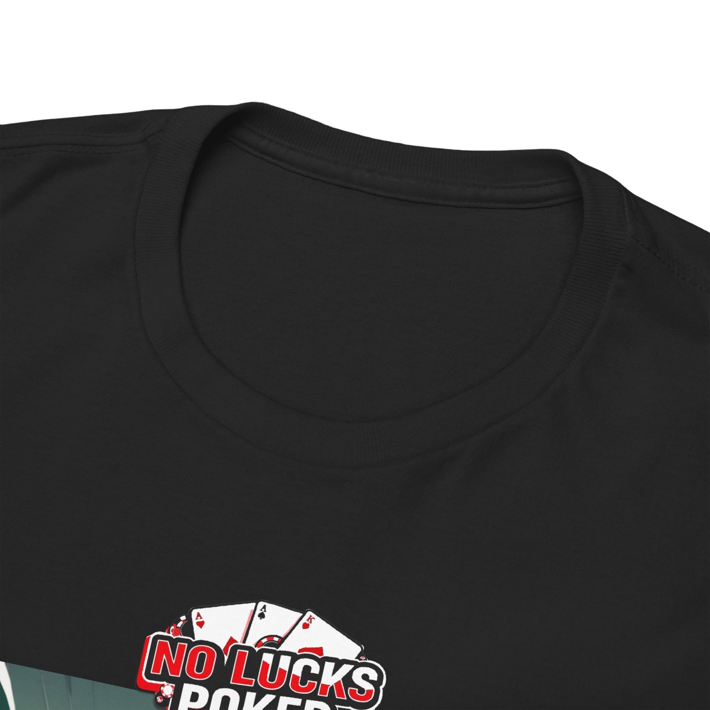 No Lucks Given – Poker Skull w/ Headphones Tee (Hero/Villain Edition)
