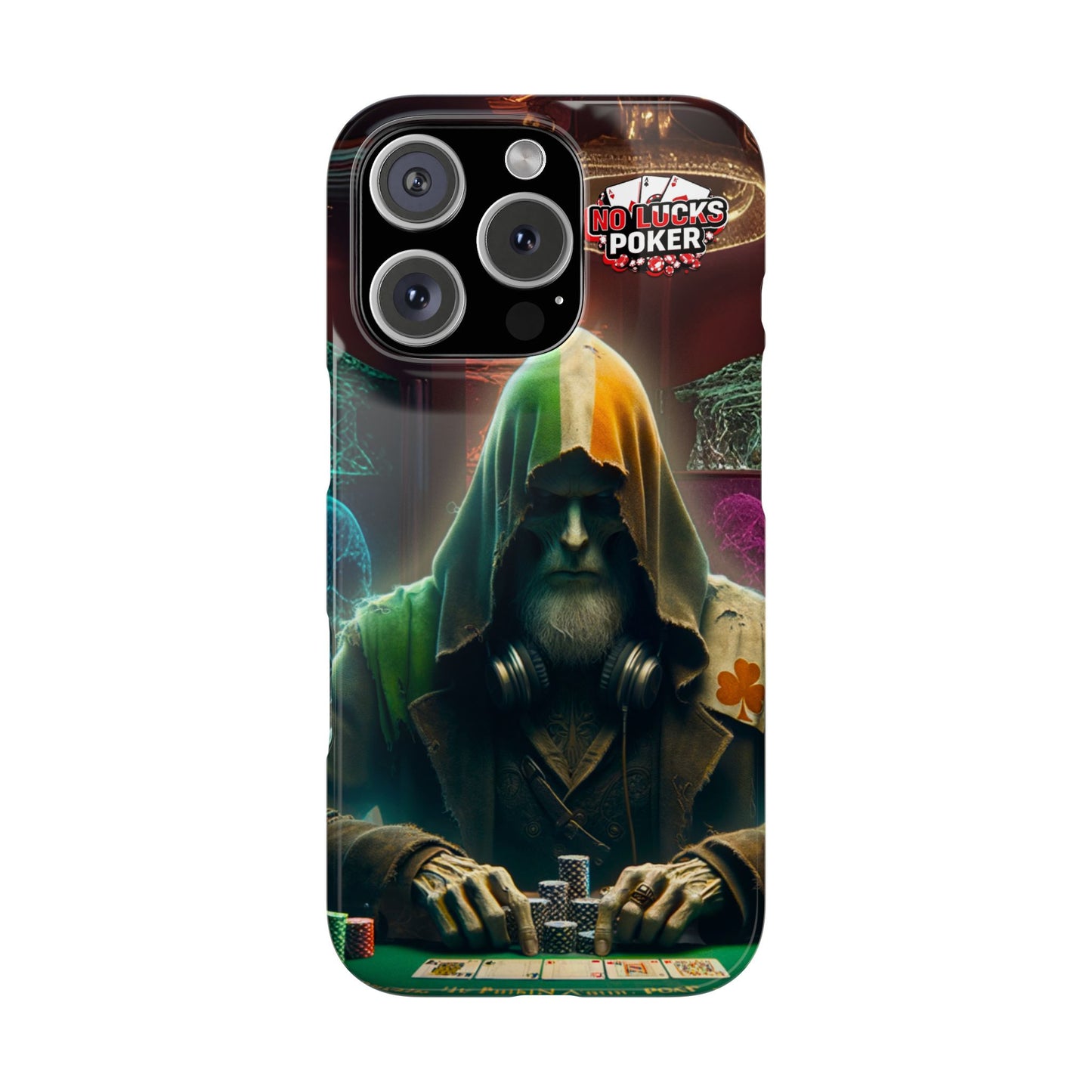Mysterious Irish Poker Player Slim Phone Case -  iPhone 13 - 15