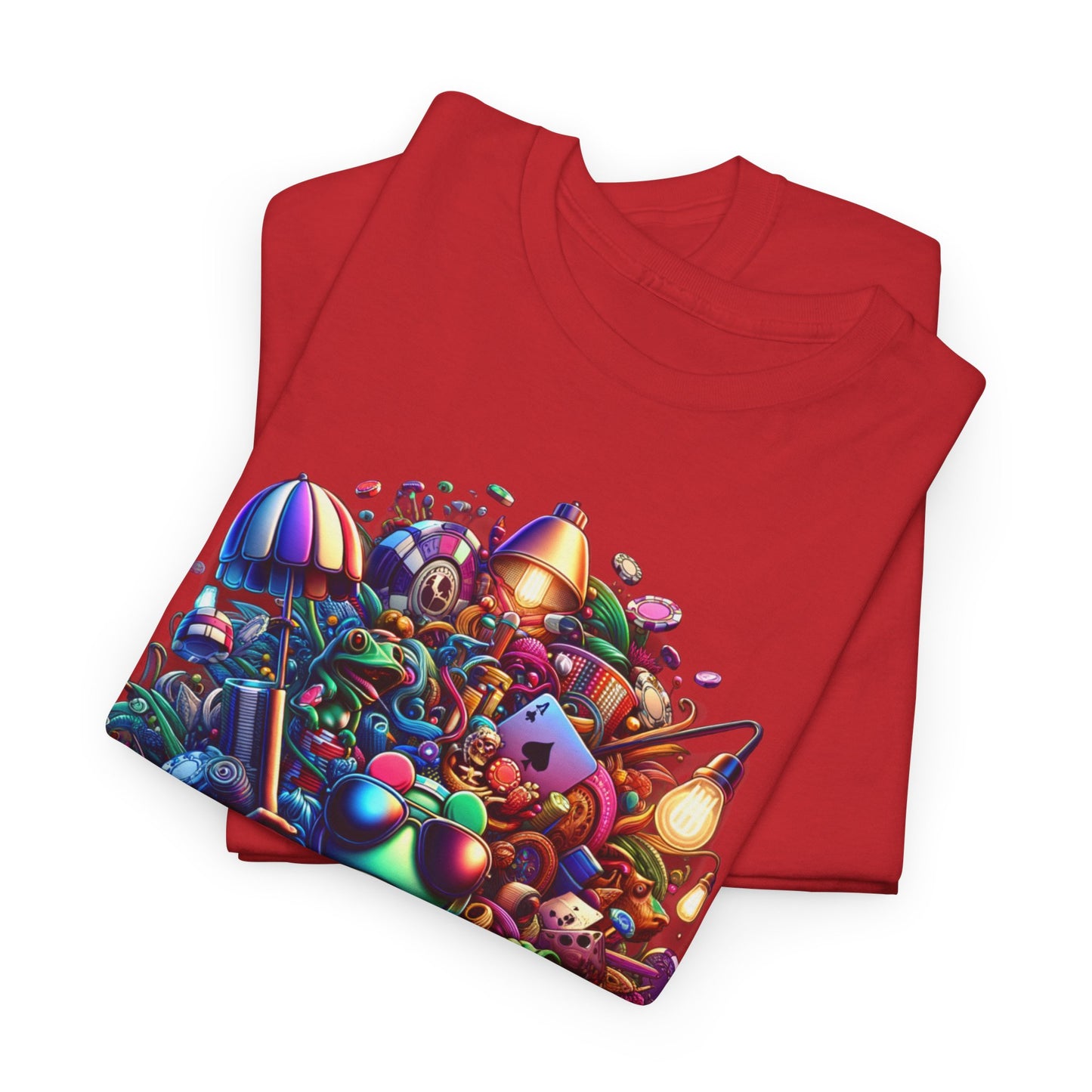 I'm Just here for the Pot unisex heavy cotton tee Poker Apparel