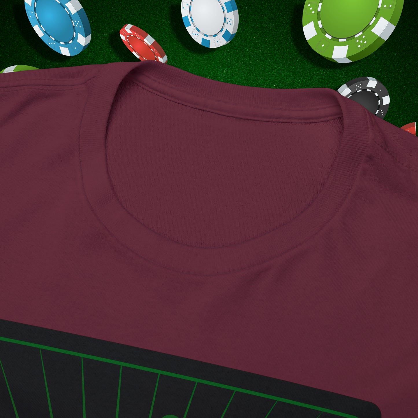No Lucks Given Angry Queen of Spades Green Red Poker T-Shirt Must have Good Luck All-in