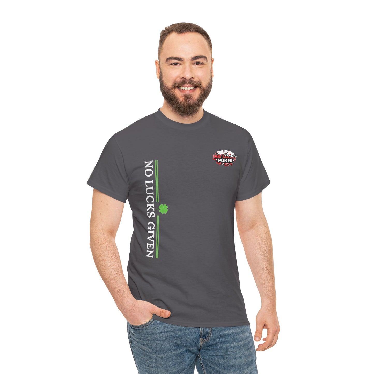 No Lucks Given – Signature Logo Poker Tee (All In Edition)