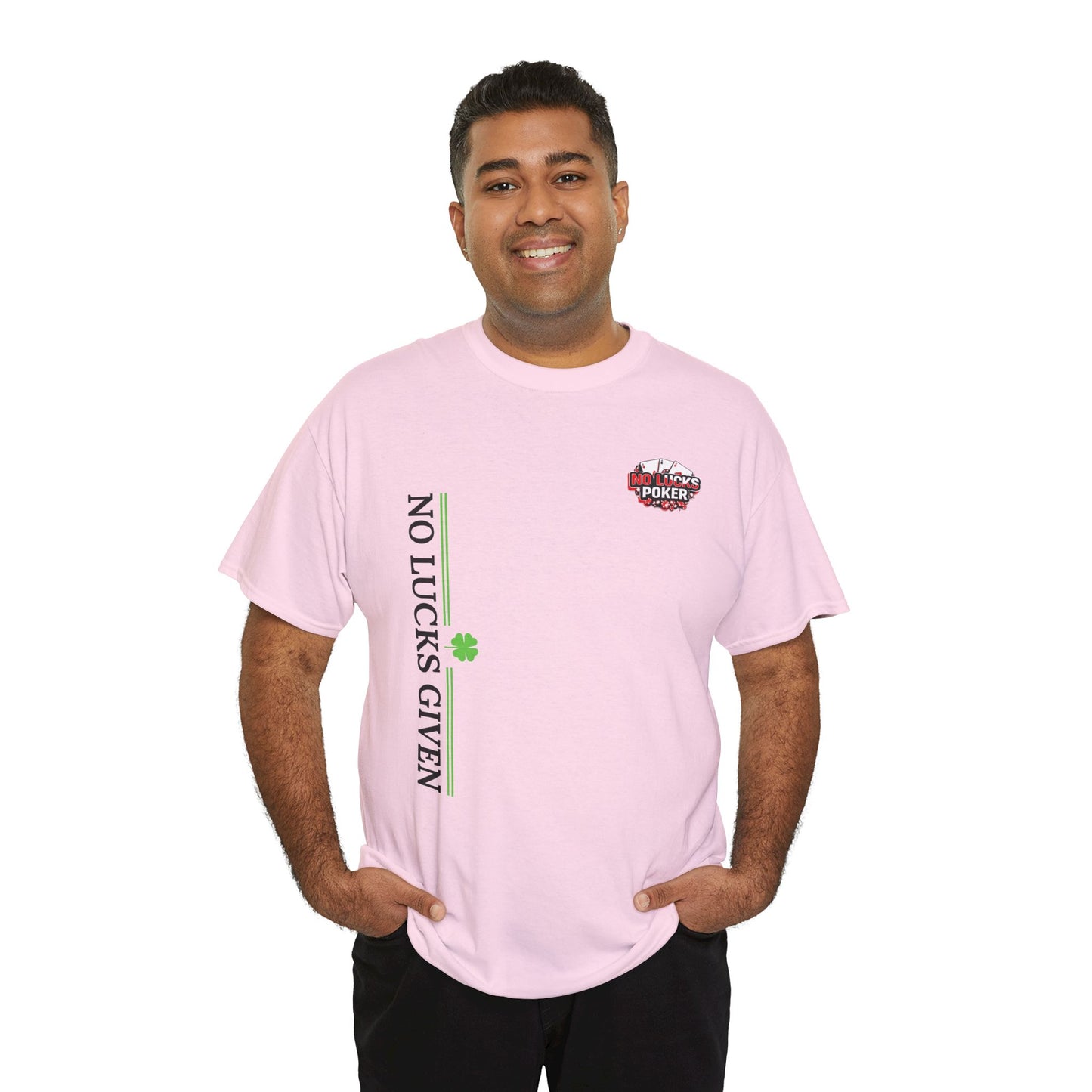 No Lucks Given – Signature Logo Poker Tee (All In Edition)