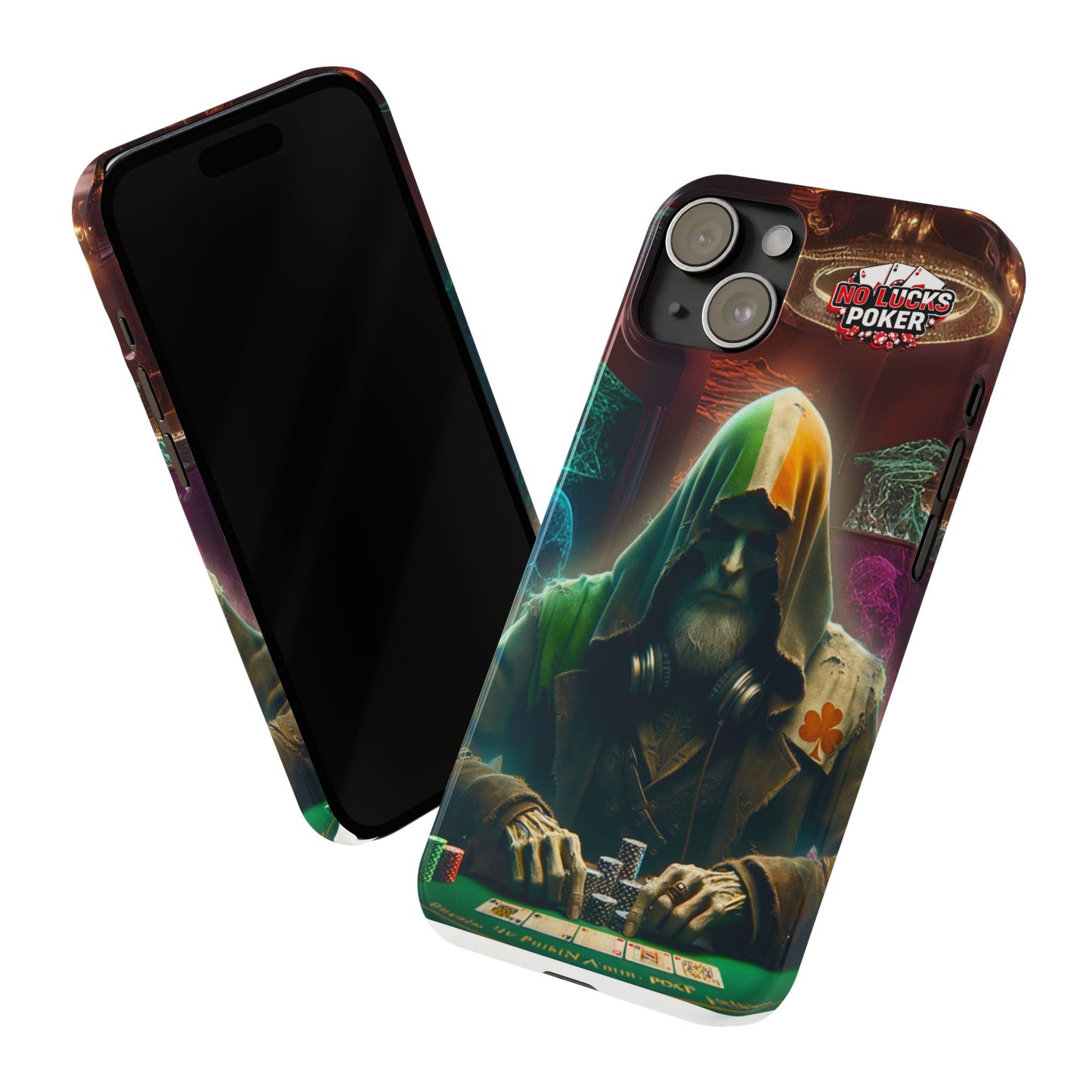Mysterious Irish Poker Player Slim Phone Case -  iPhone 13 - 15