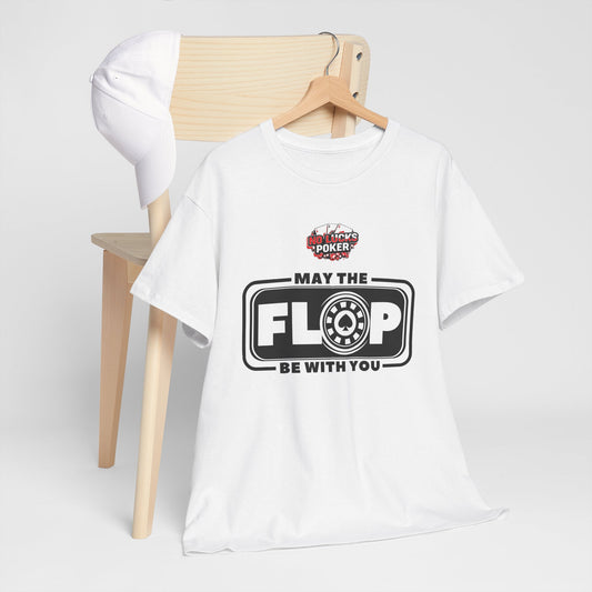 Zero Lucks – “May the Flop Be With You” Poker Logo Tee