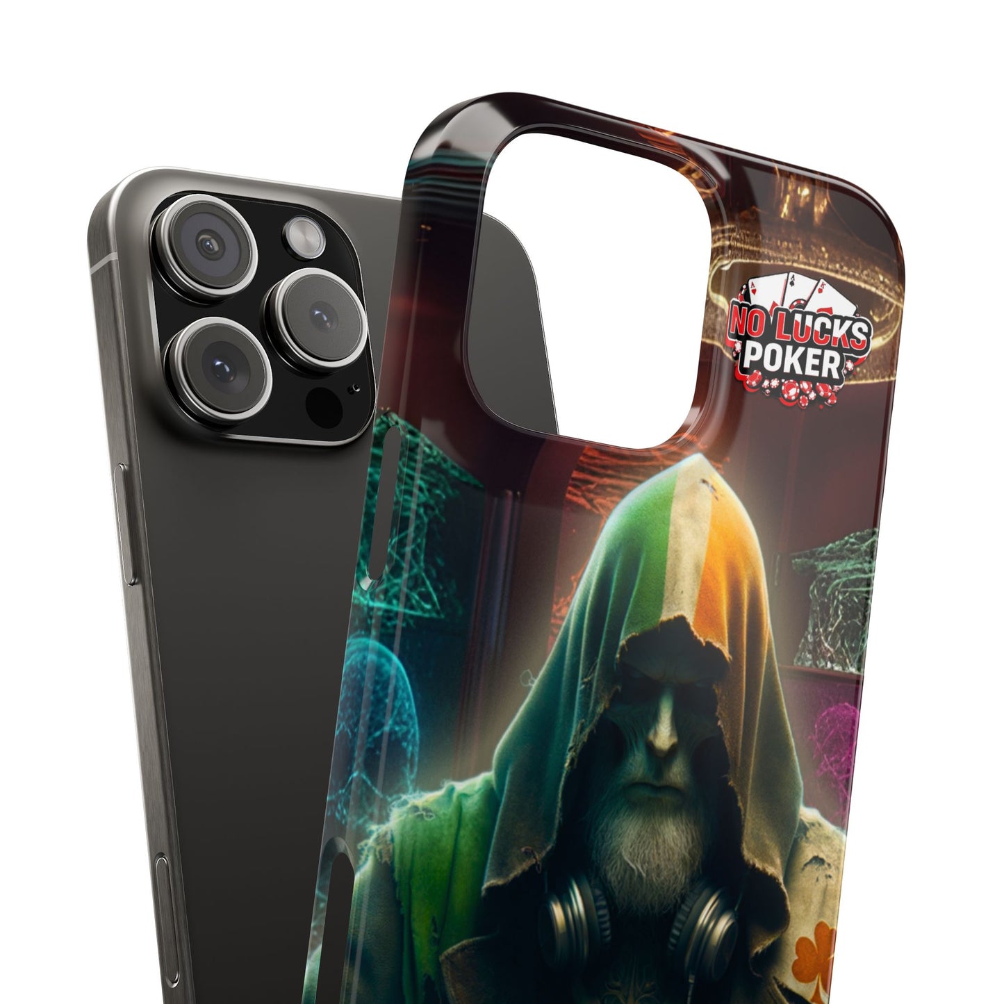 Mysterious Irish Poker Player Slim Phone Case -  iPhone 13 - 15