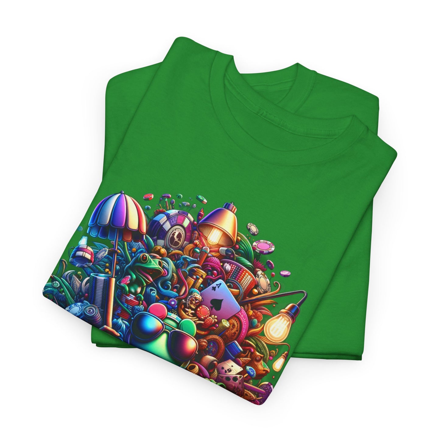 I'm Just here for the Pot unisex heavy cotton tee Poker Apparel