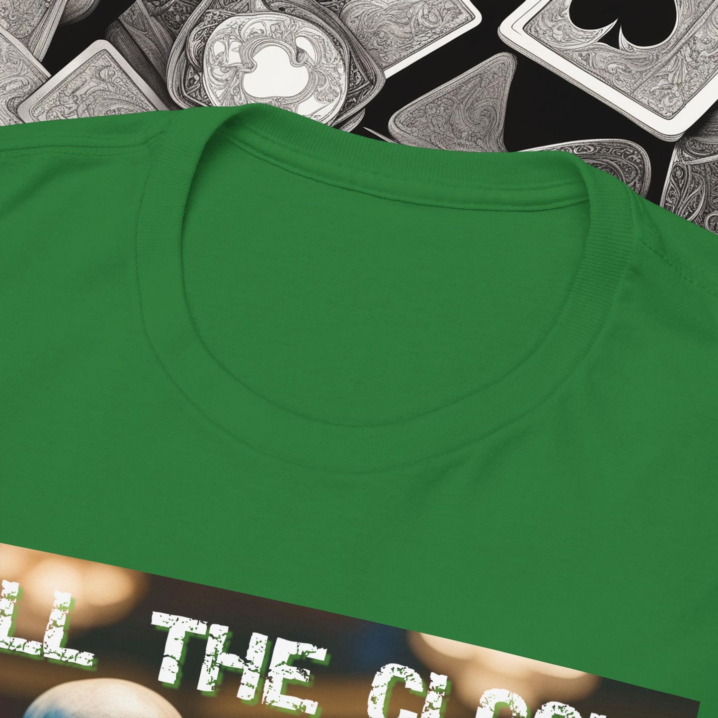 Call the clock skull unisex heavy cotton T-Shirt Must have Good Luck All-in