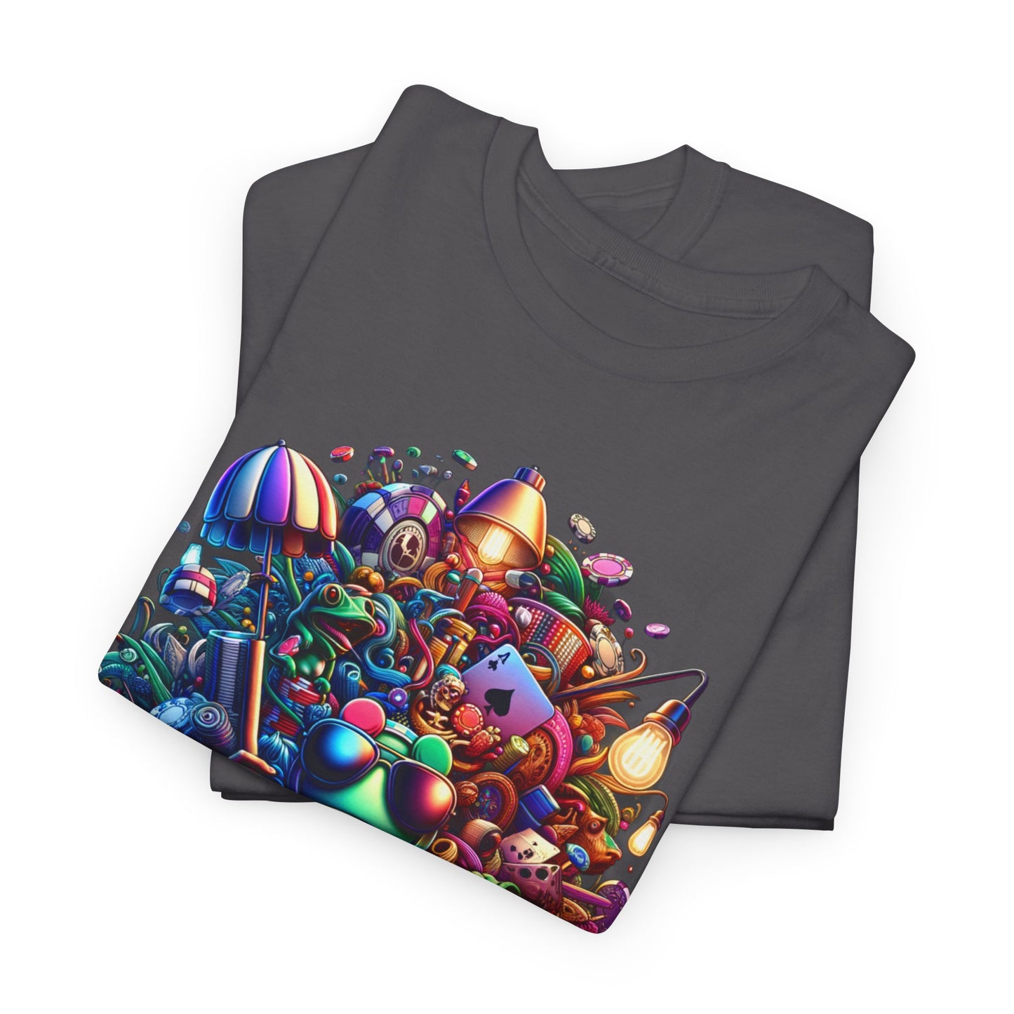 I'm Just here for the Pot unisex heavy cotton tee Poker Apparel