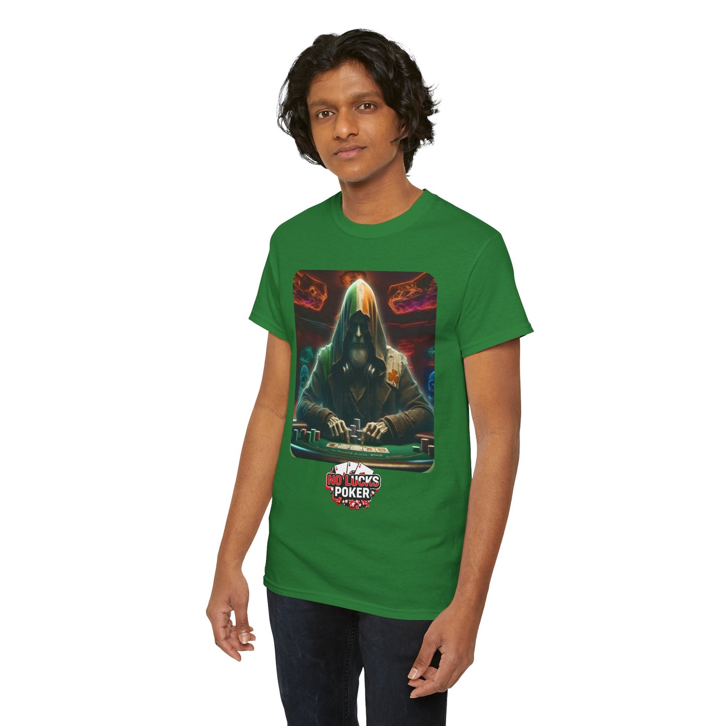 Irish Poker Player Celtic unisex heavy cotton tee Poker Apparel