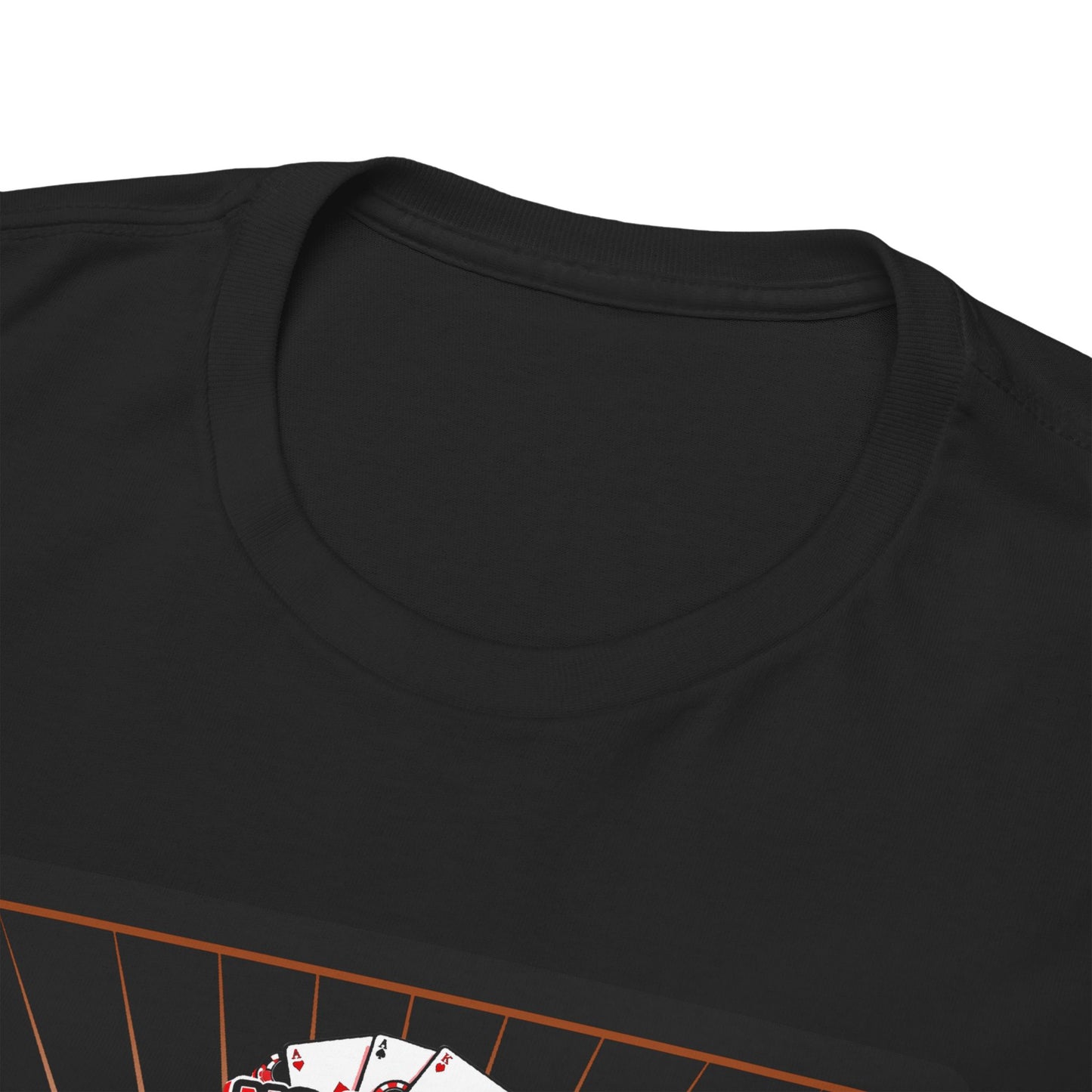 No Lucks Given – Ace of Spades & Crossed Swords Poker T-Shirt (Copper Edition)