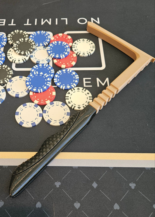 Poker Dealer Rake/Stick Choose your Colors