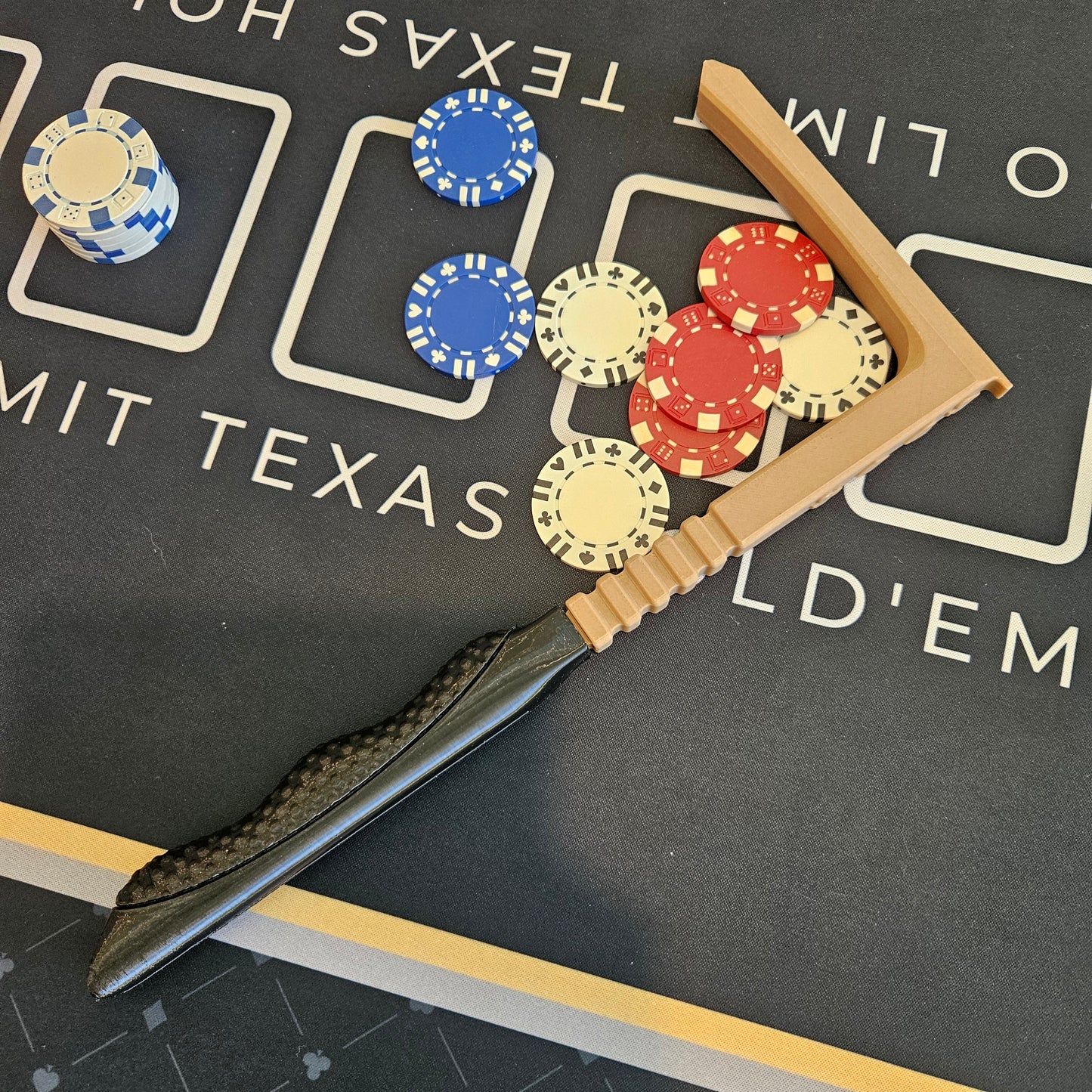 Poker Dealer Rake/Stick Choose your Colors