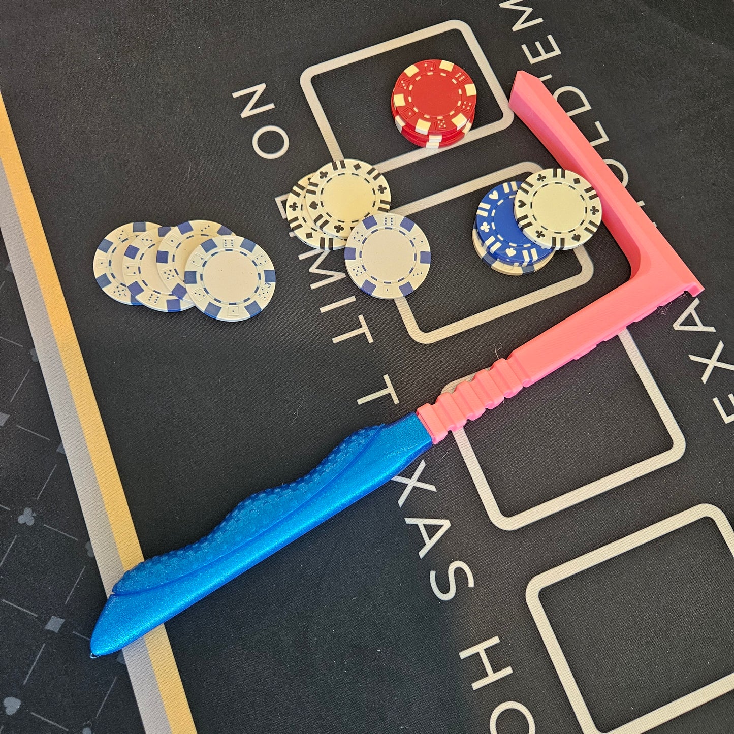 Poker Dealer Rake/Stick Choose your Colors