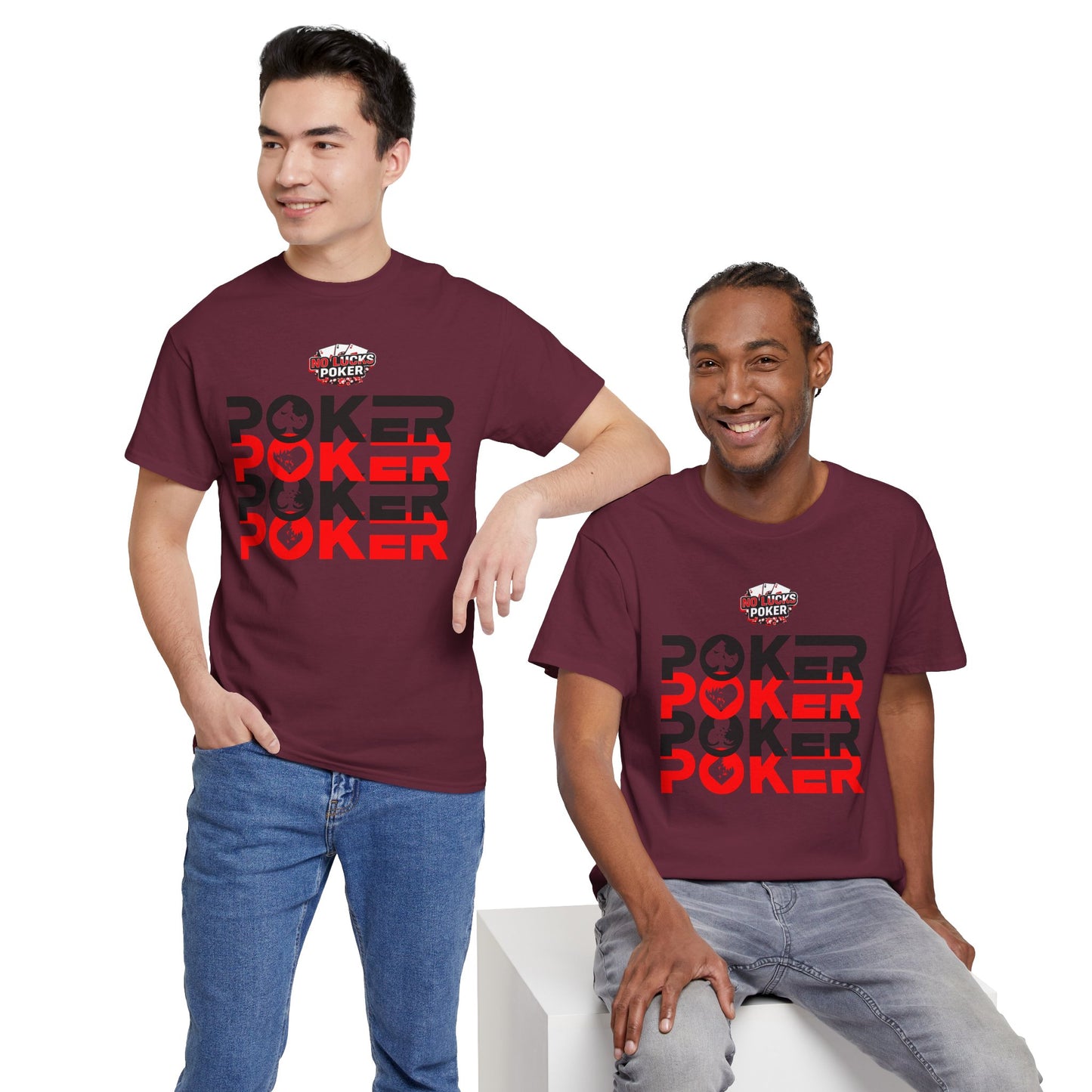 Poker Is Life – Aces & Royal Flush Tee by Zero Lucks