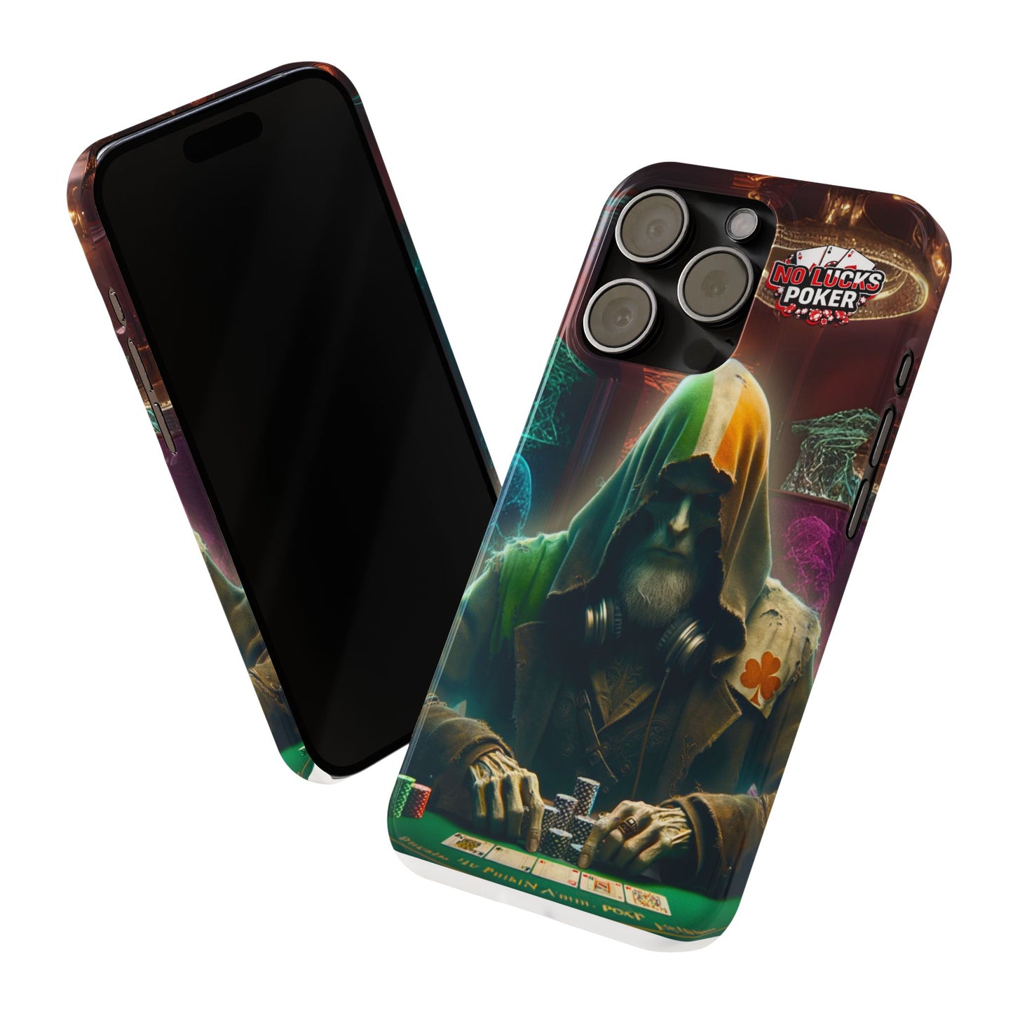 Mysterious Irish Poker Player Slim Phone Case -  iPhone 13 - 15