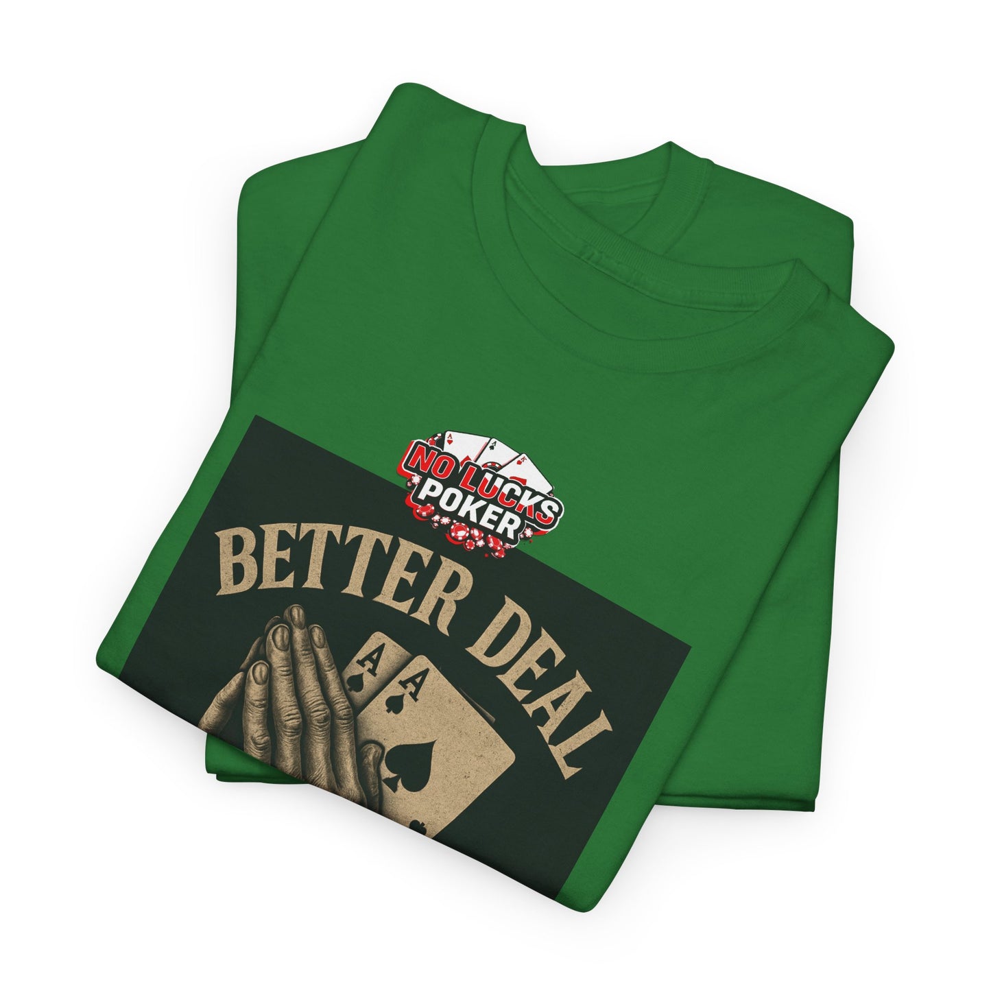 No Prayers Just Play Poker T-Shirt | Zero Lucks – Skill Over Superstition