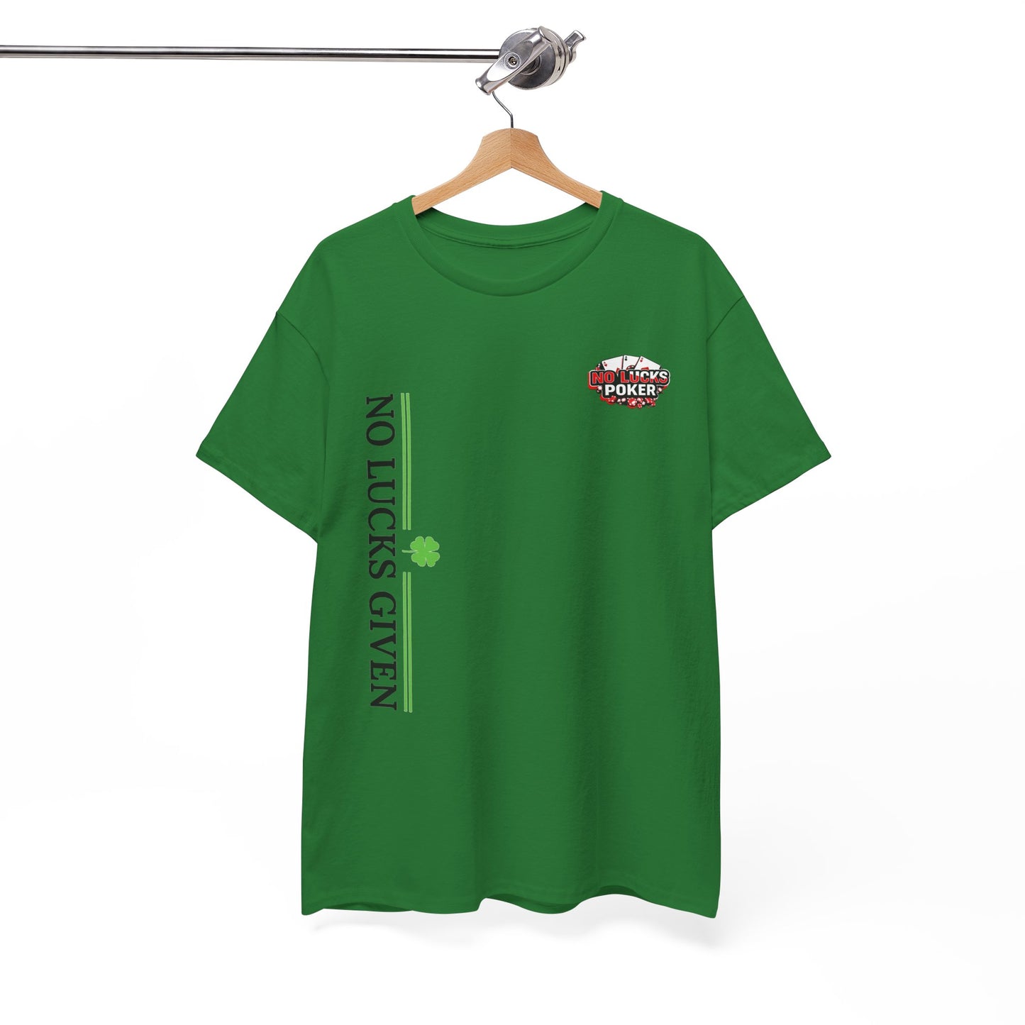 No Lucks Given – Signature Logo Poker Tee (All In Edition)