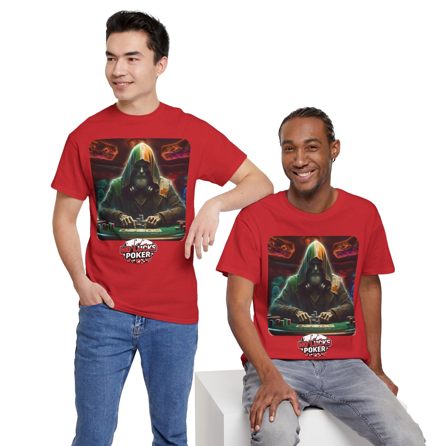 Irish Poker Player Celtic unisex heavy cotton tee Poker Apparel
