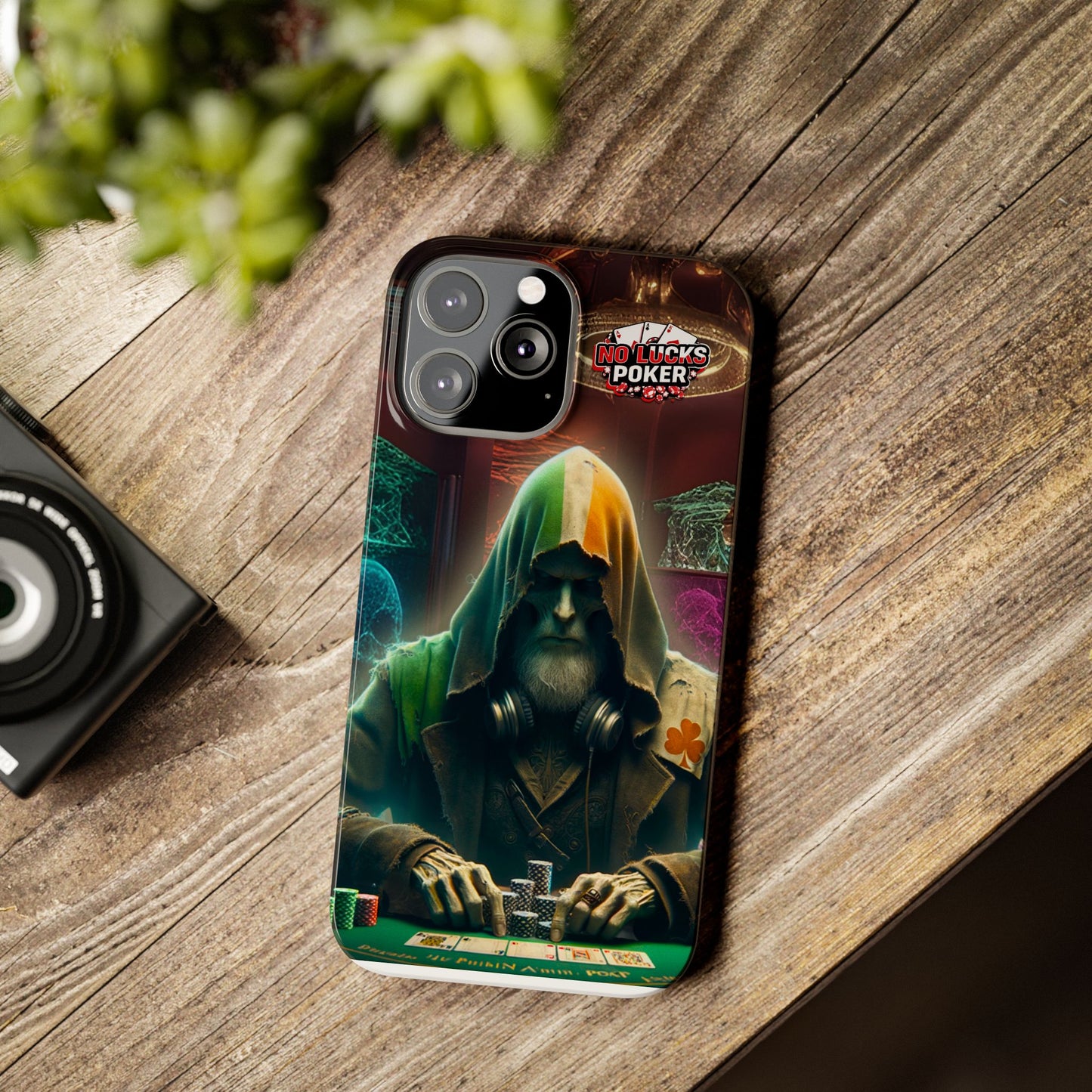 Mysterious Irish Poker Player Slim Phone Case -  iPhone 13 - 15