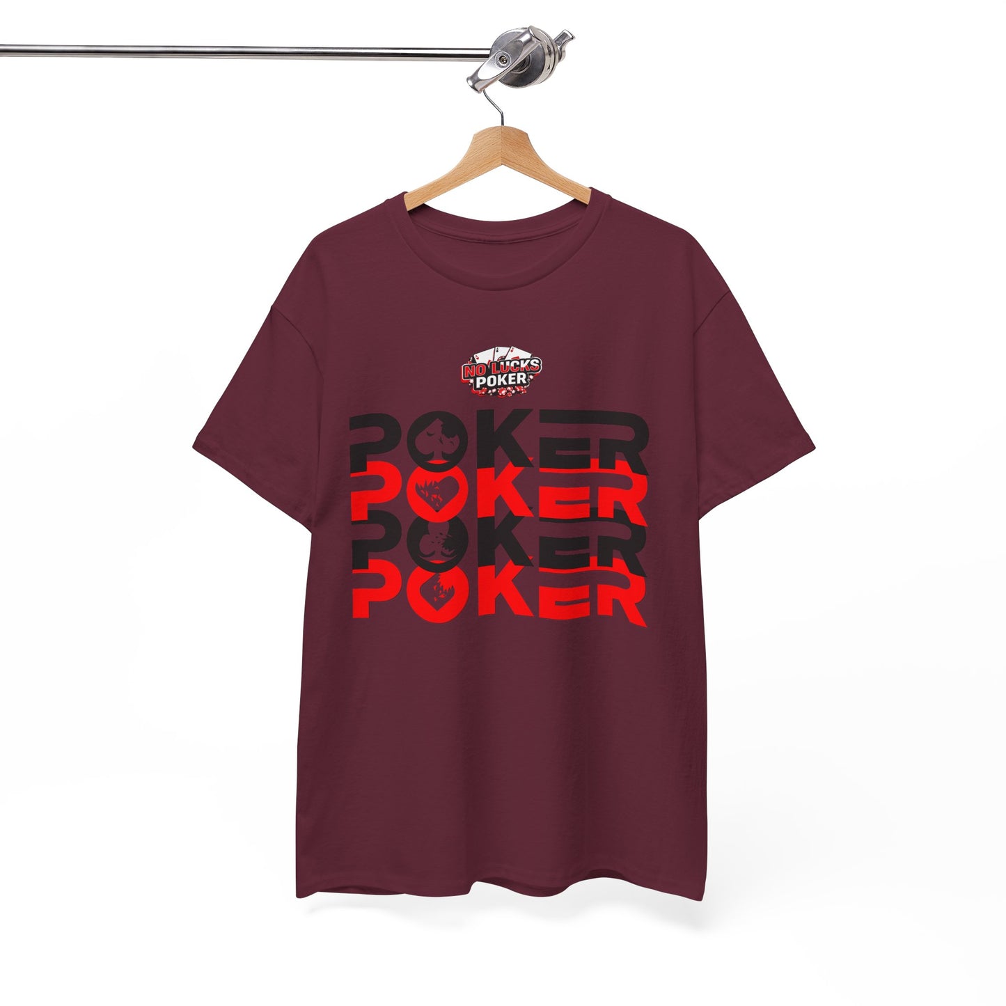 Poker Is Life – Aces & Royal Flush Tee by Zero Lucks